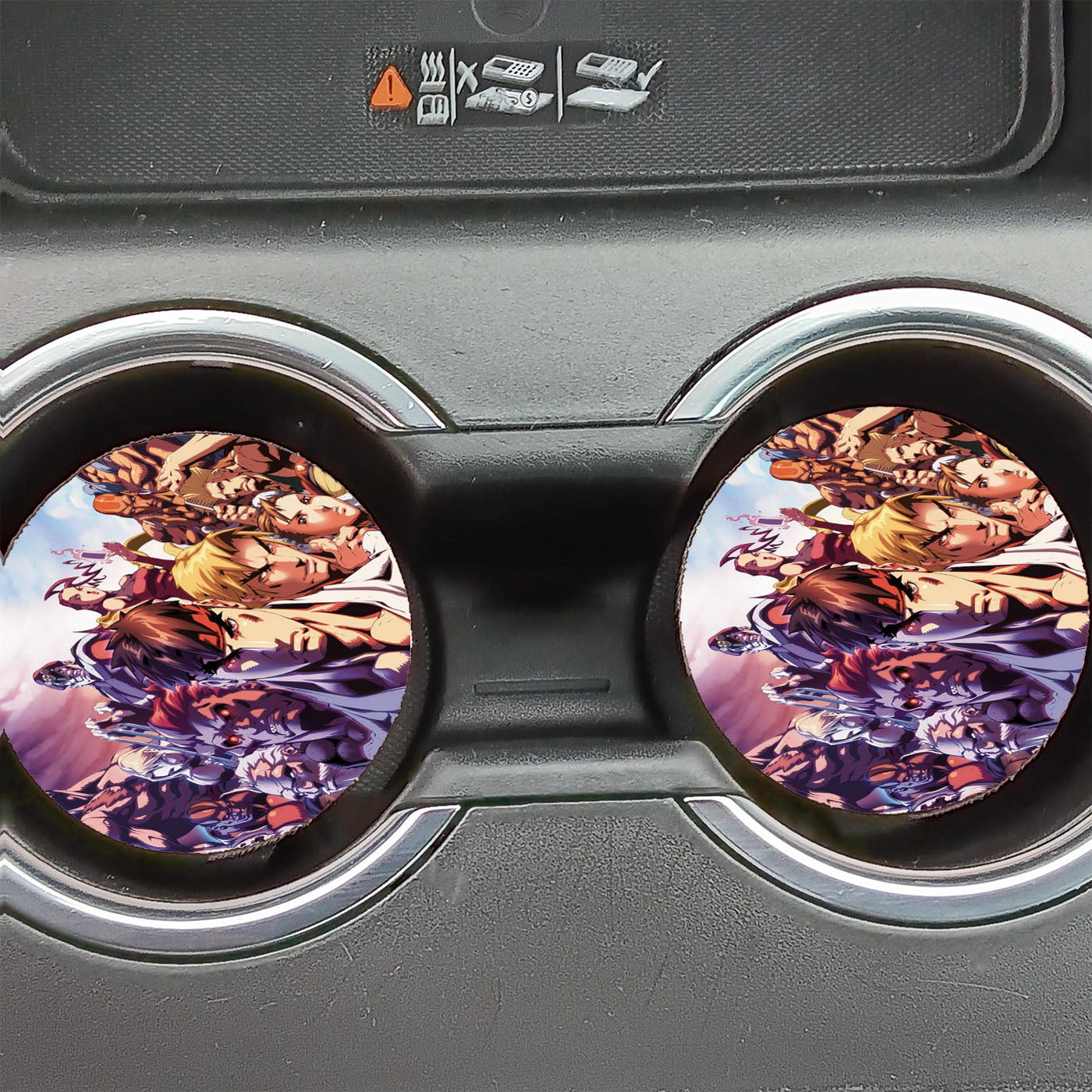 All Characters Street Fighter 2 Car Coasters