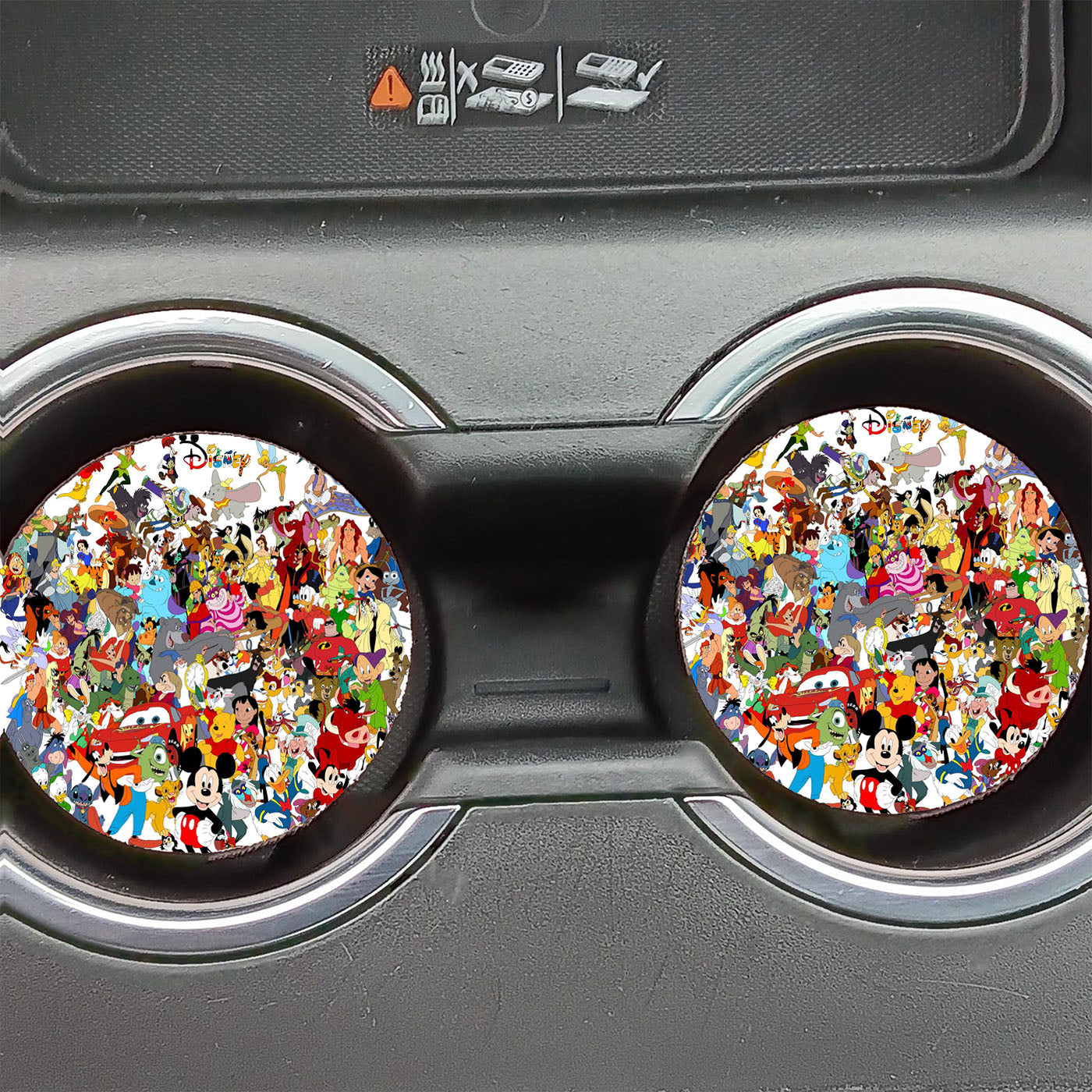 All Disney Characters Collage Car Coasters
