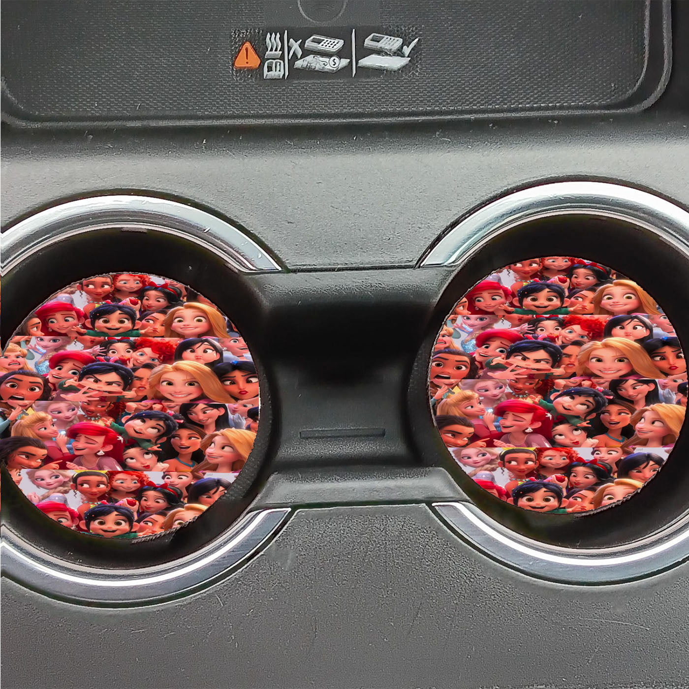 All Disney Princess Animated Car Coasters