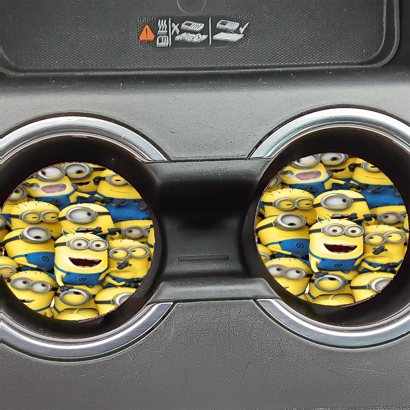All Minions Characters Wallpaper Car Coasters