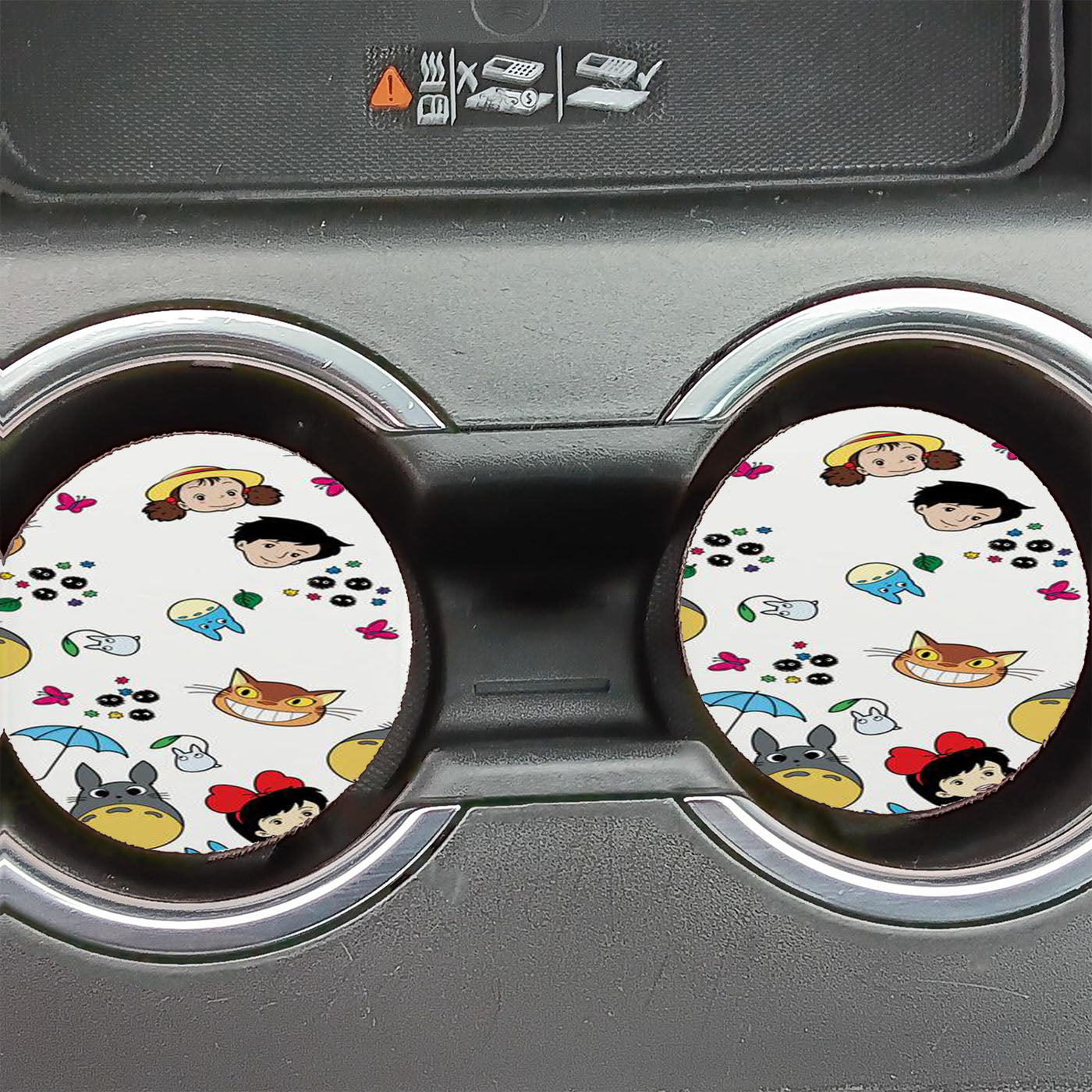 All My Neighbors Totoro Doodle Car Coasters