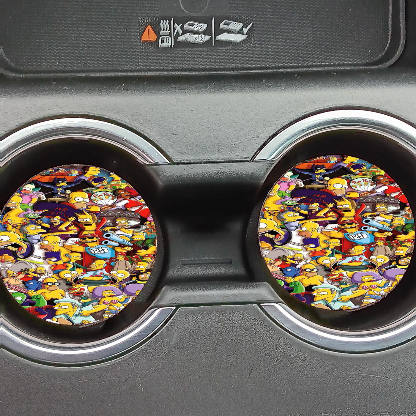 All Pattern The Simpson Car Coasters