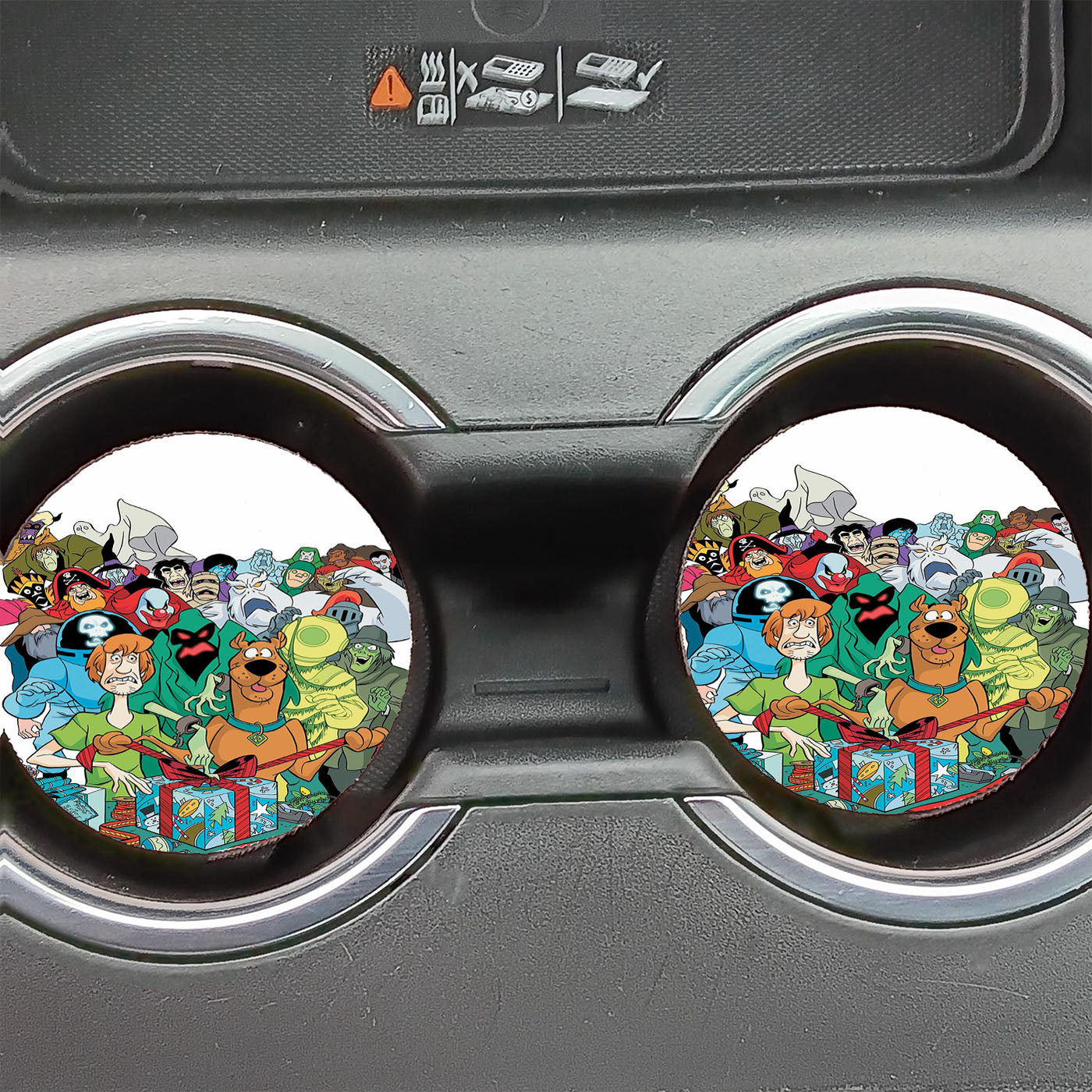 All Scooby Doo Villains And Shaggy Car Coasters