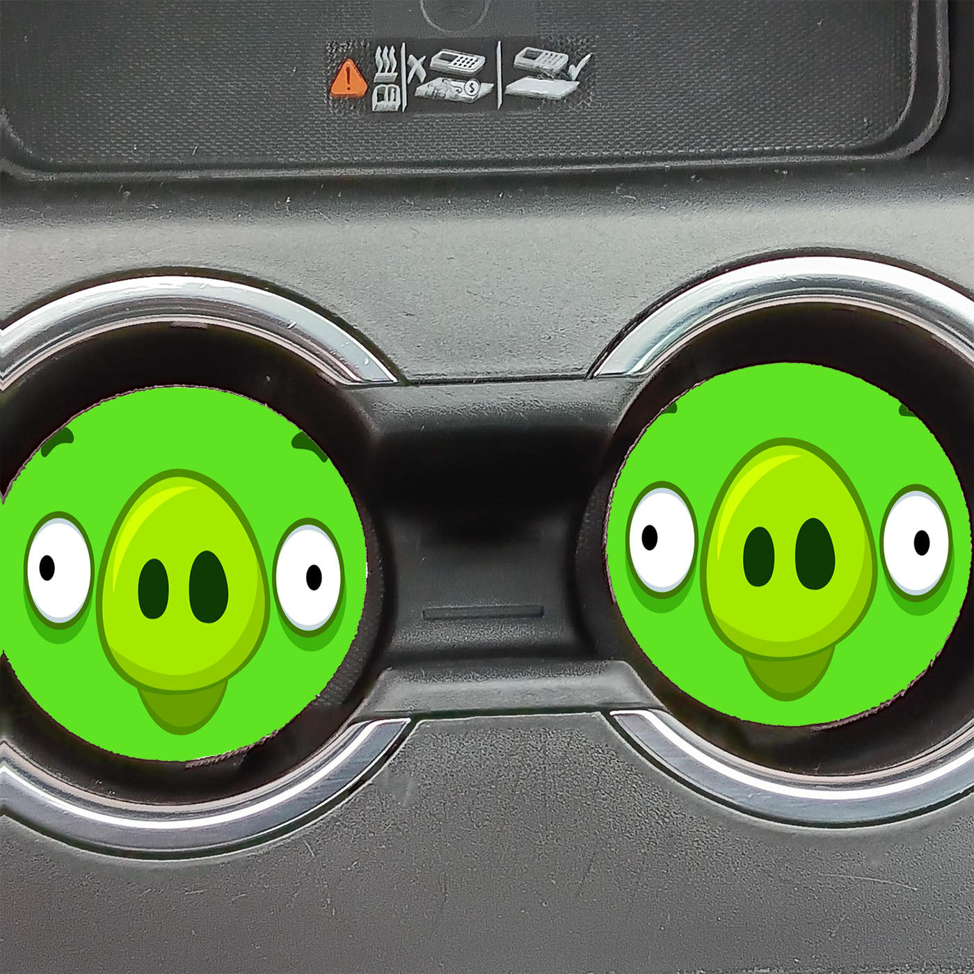Angry Birds Large Pig Car Coasters