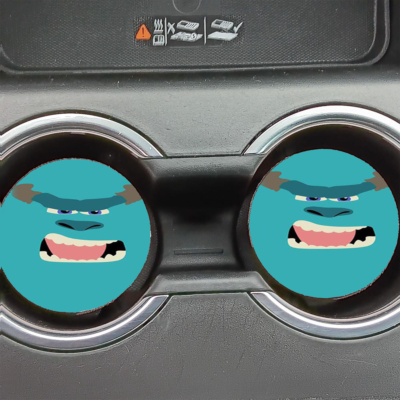 Angry Monster University Car Coasters