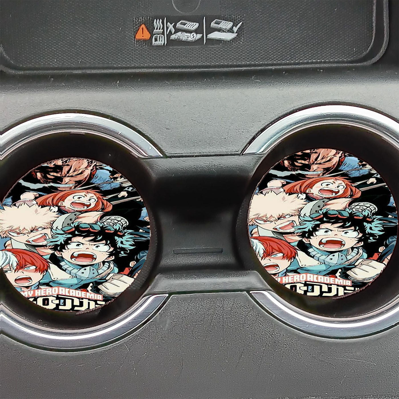 Anime My Hero Academia Character Car Coasters
