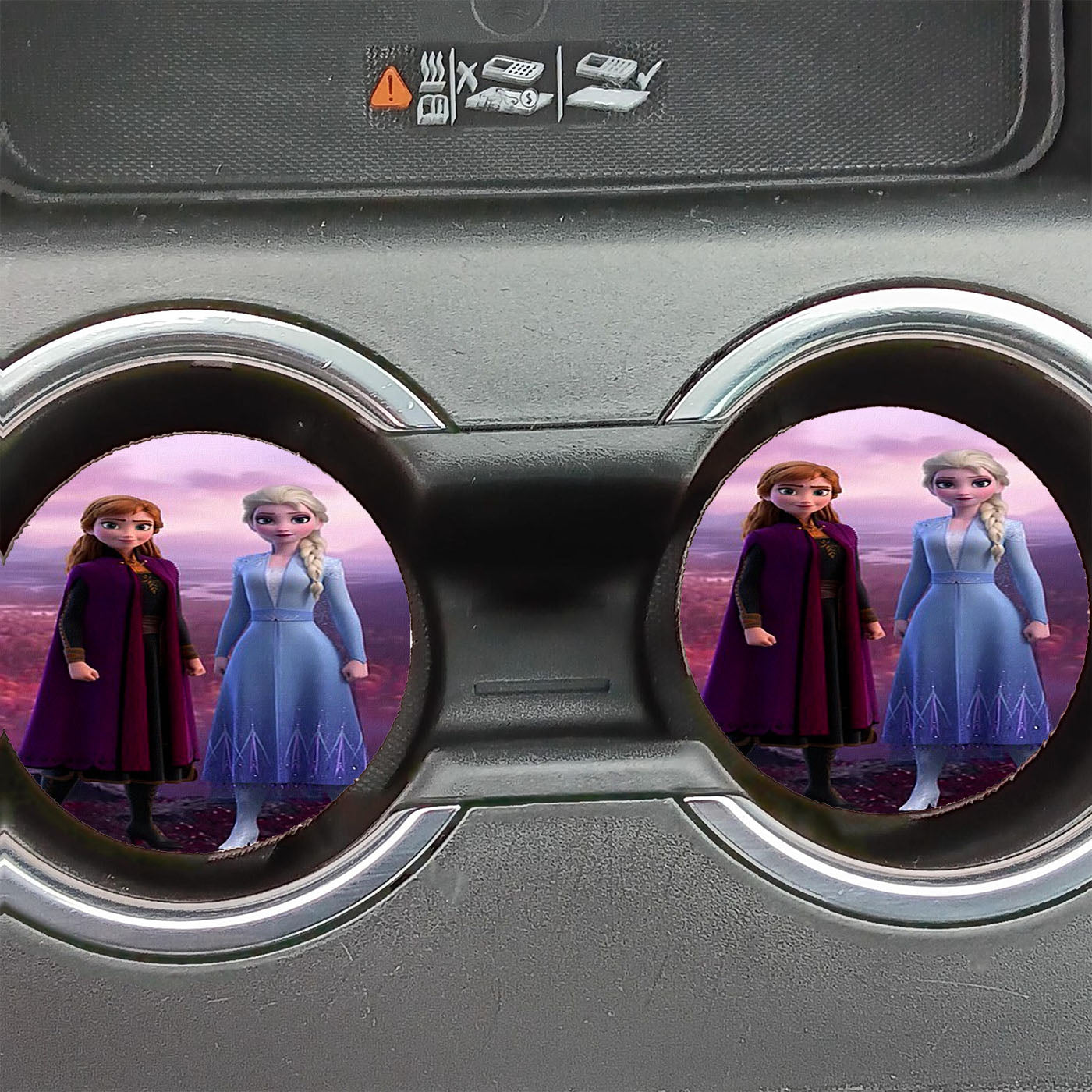 Anna And Elsa Frozen 2 Car Coasters