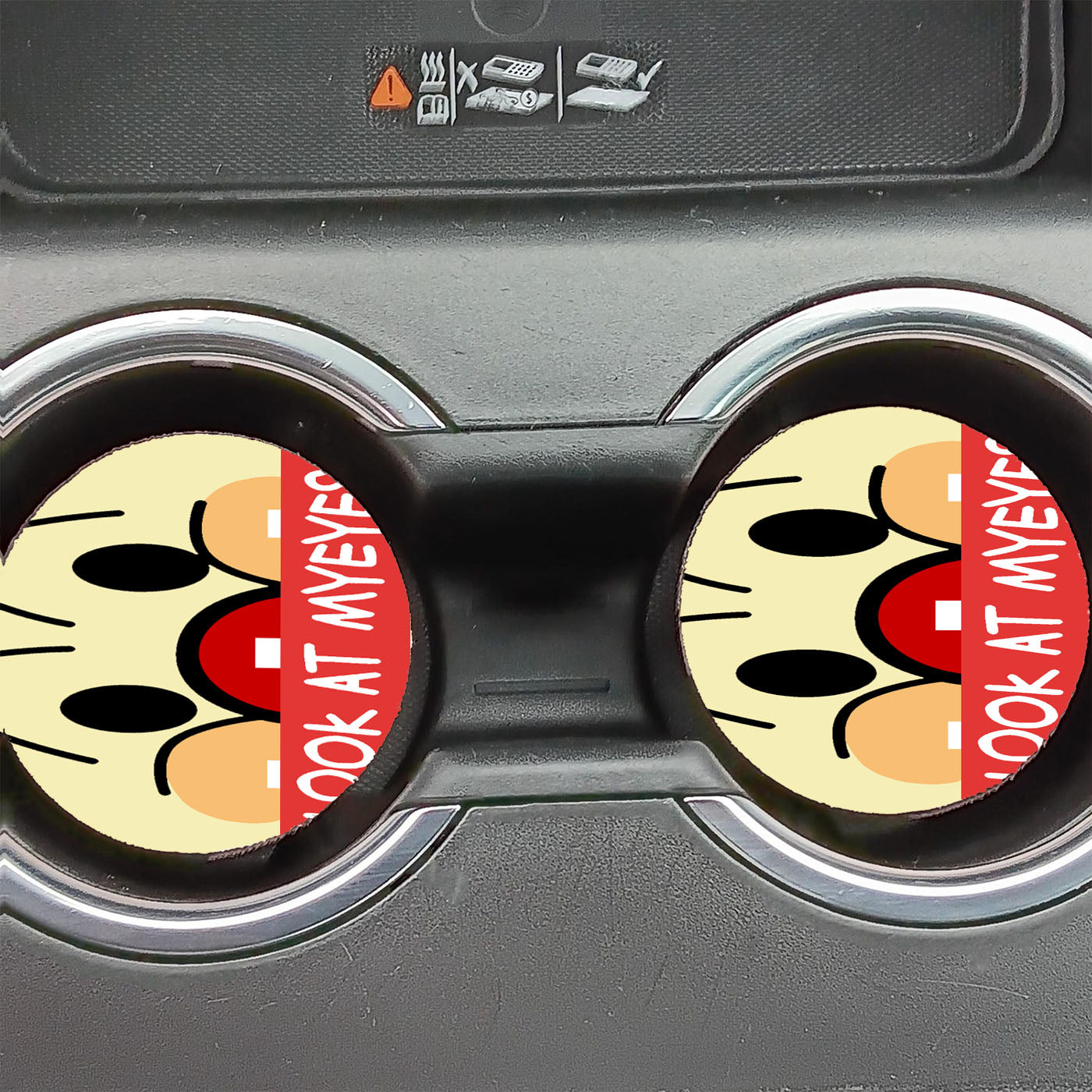Anpanman Cartoon Look At My Eyes Car Coasters