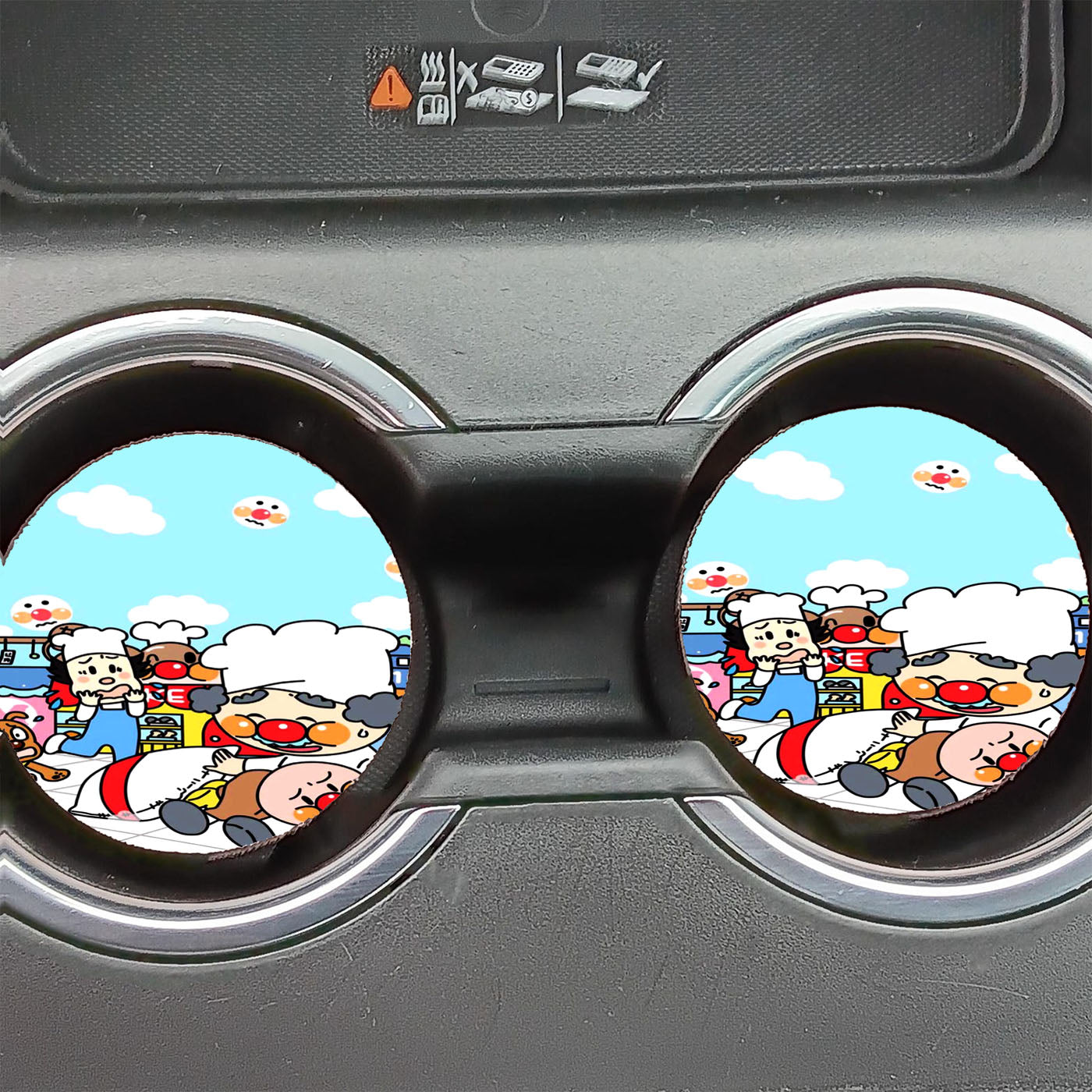 Anpanman Japanese Cartoon Car Coasters