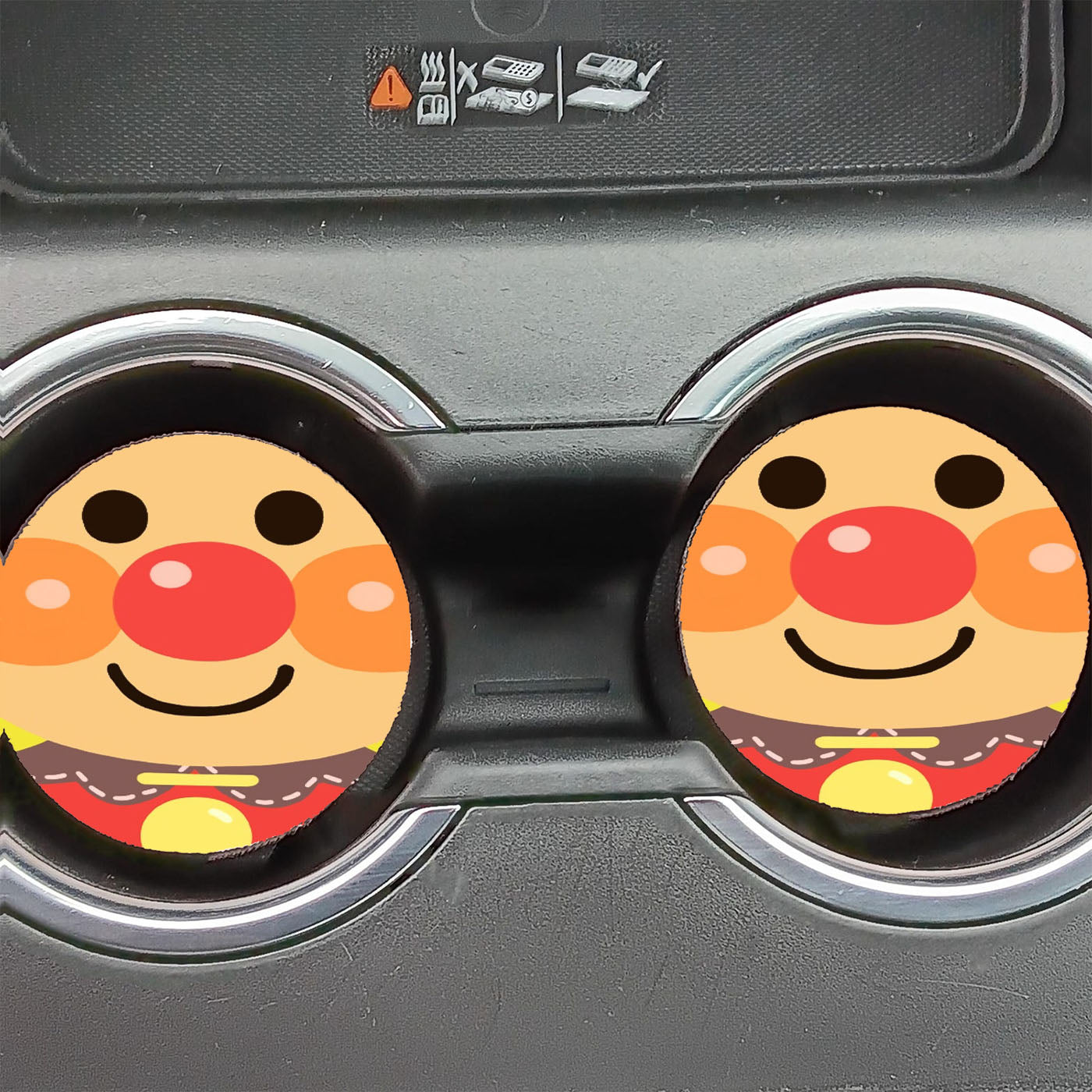 Anpanman Minimalist Art Car Coasters