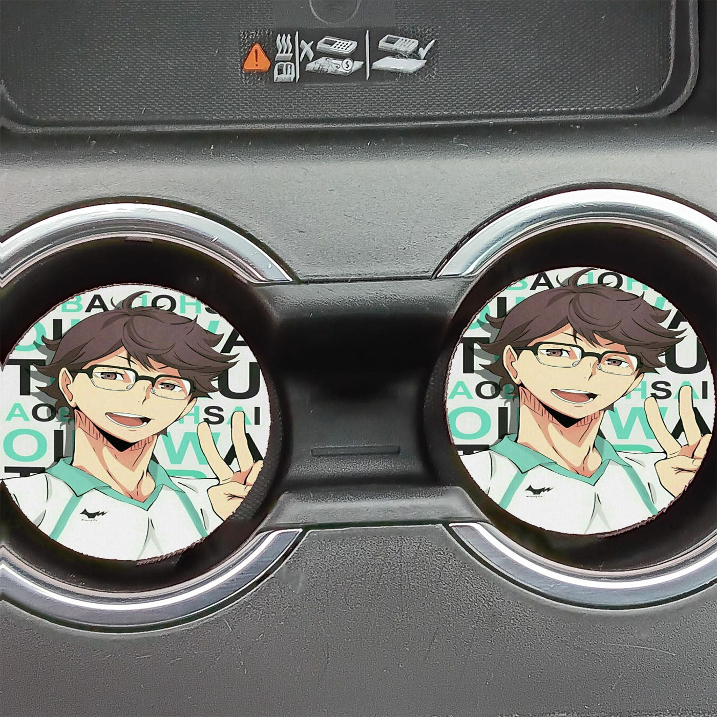 Aoba Johsai Seijou Tooru Oikawa Haikyuu Car Coasters