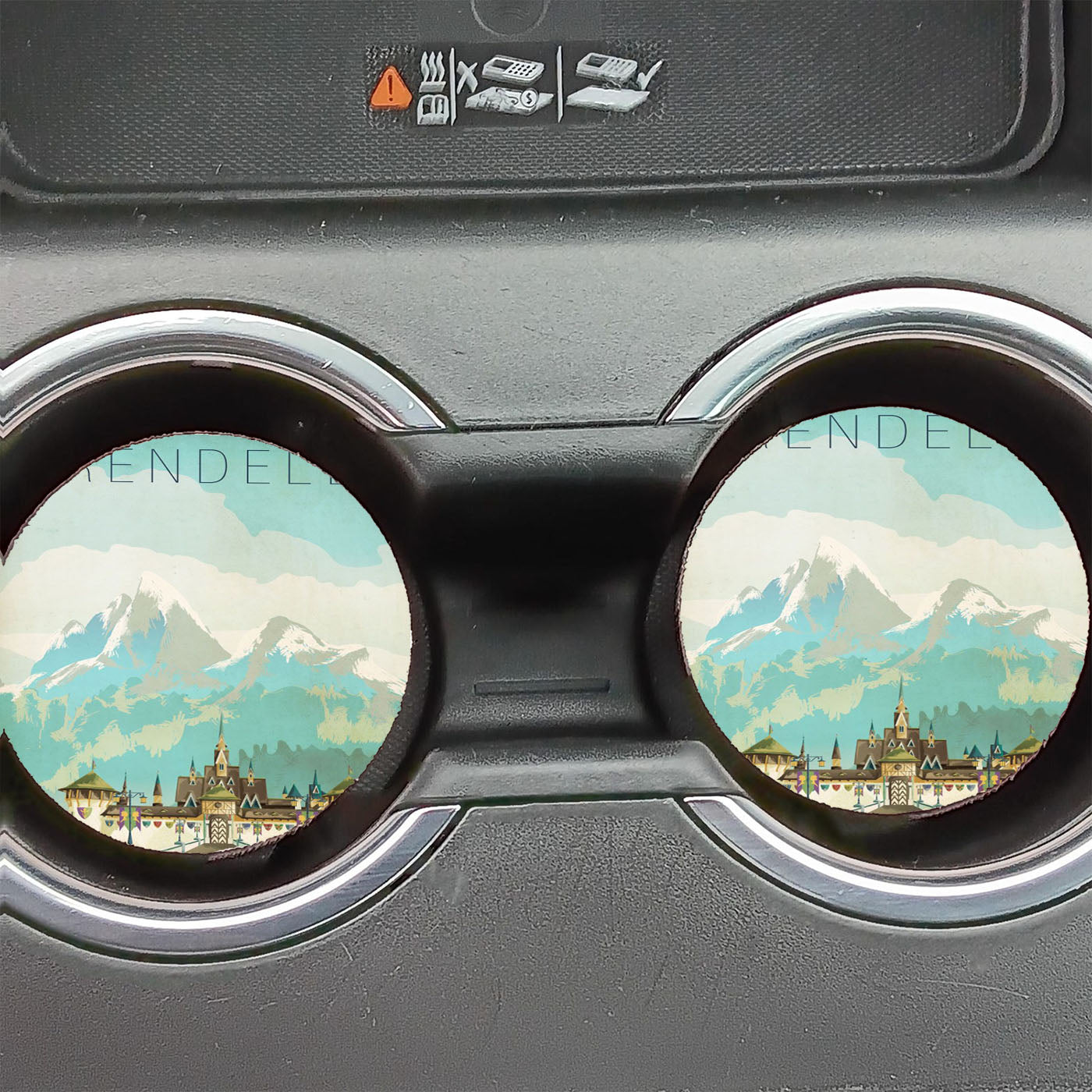 Arendelle Art  Car Coasters