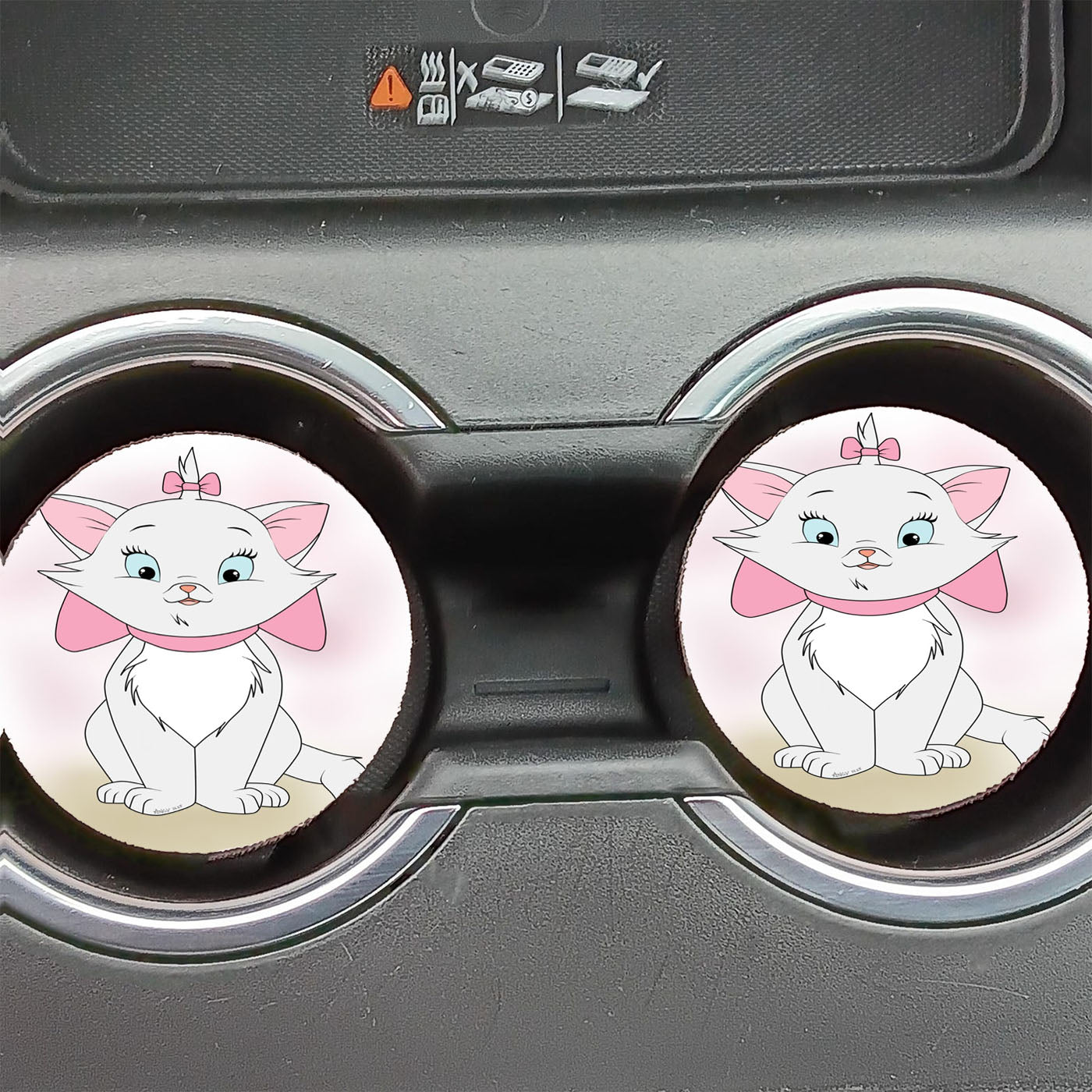 Aristocats Marie Art  Car Coasters