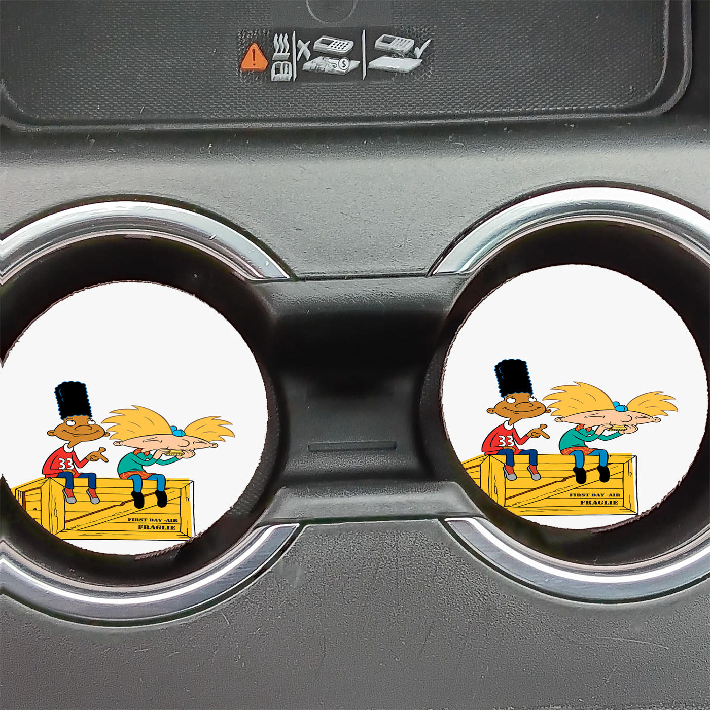Arnold Phillip Shortman Gerald Martin Johanssen Hey Arnold Car Coasters