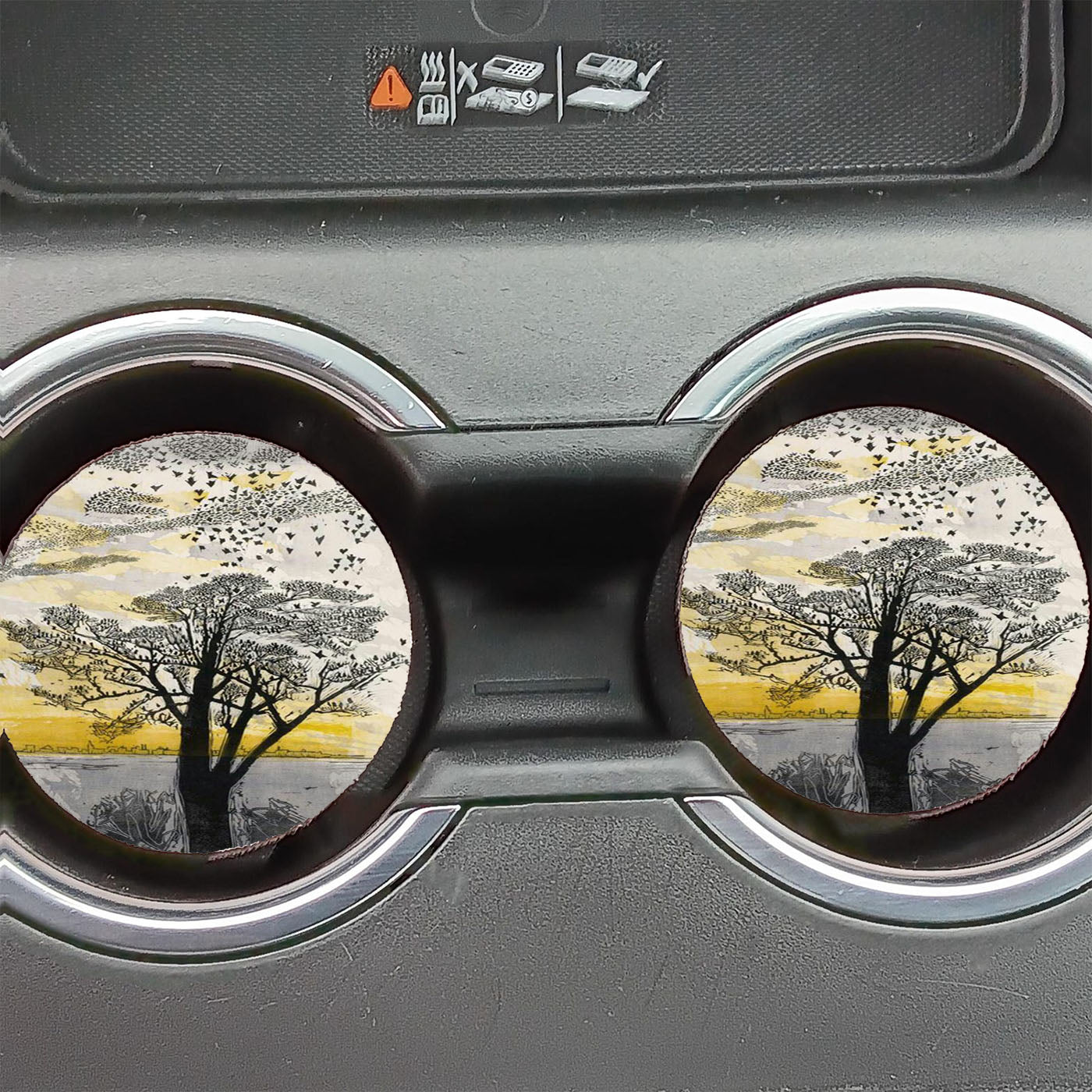 Art Bird Fenom Artist  Car Coasters