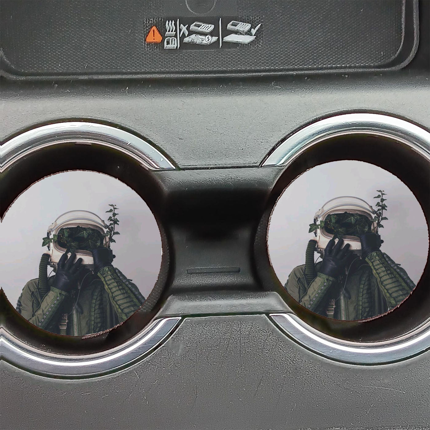 Art Brew Astronot  Car Coasters