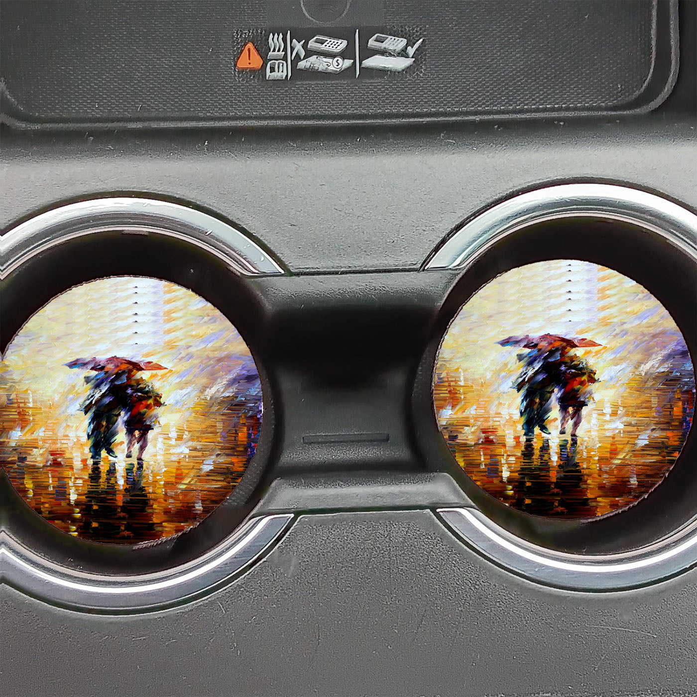 Art Romantic  Car Coasters