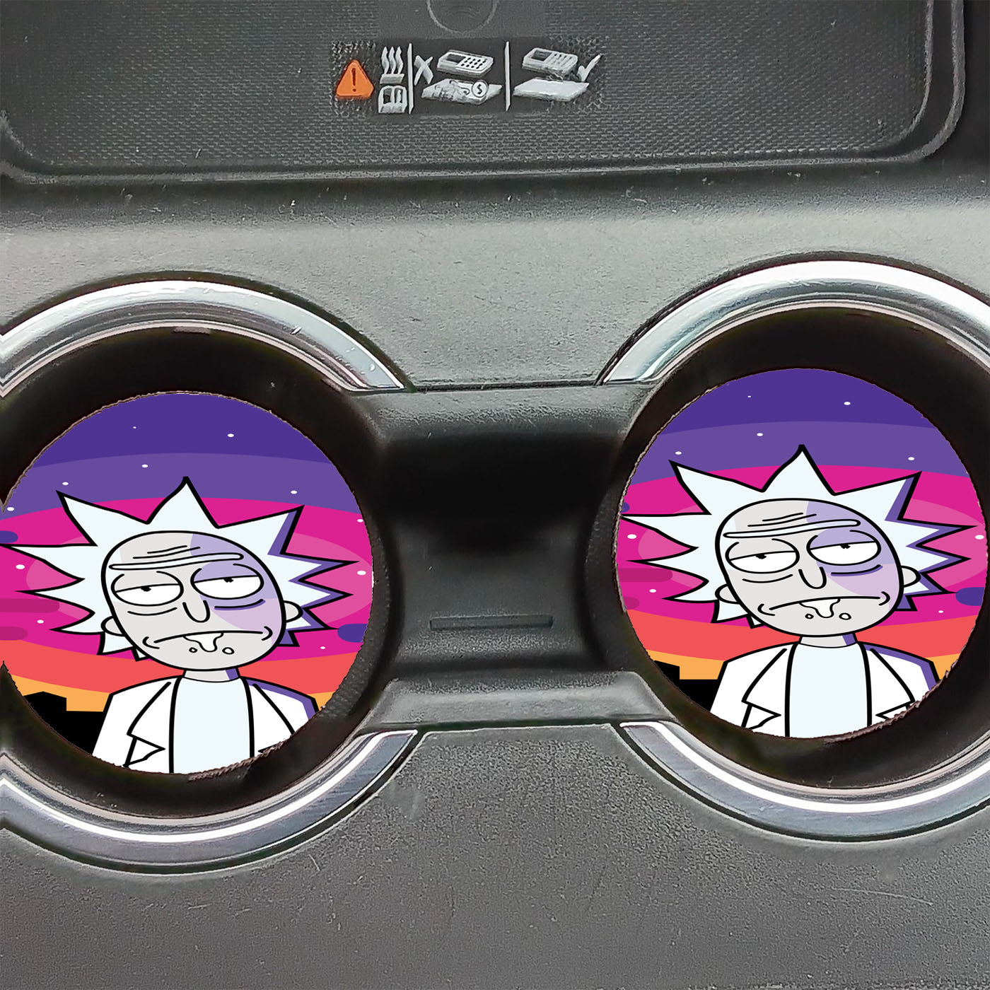 Art Stuff Rick Chance The Rapper Car Coasters