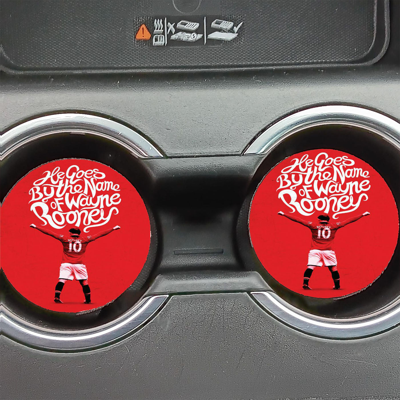 Art Wayne Rooney  Car Coasters