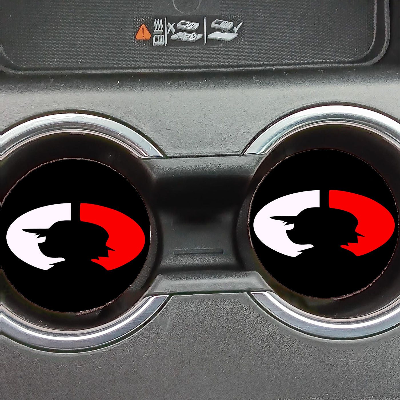 Ash Ketchum Pokemon Silhouette Car Coasters