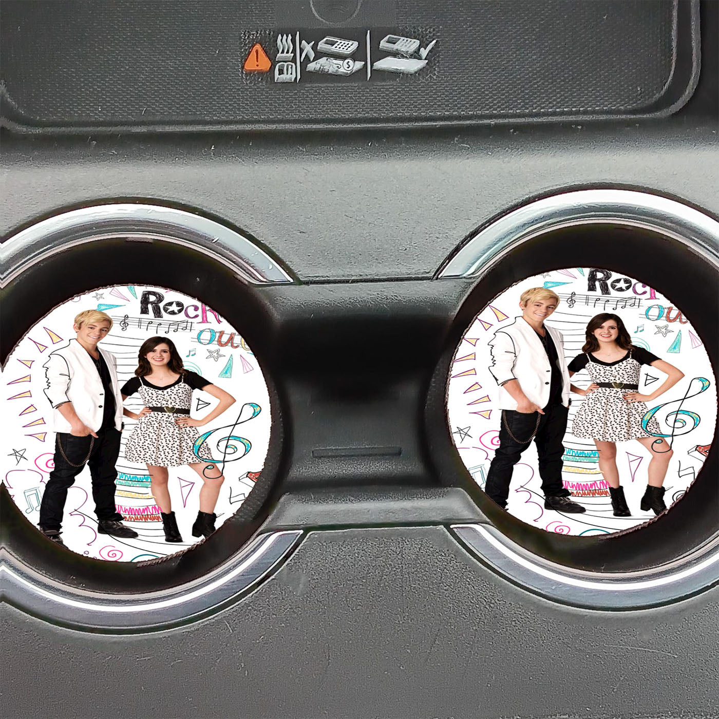 Austin And Ally Disney Tv Series Calendar Car Coasters