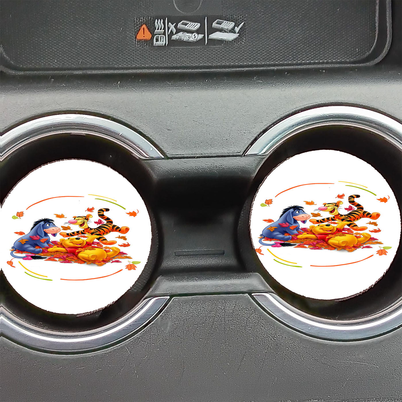 Autumn Winnie The Pooh Car Coasters