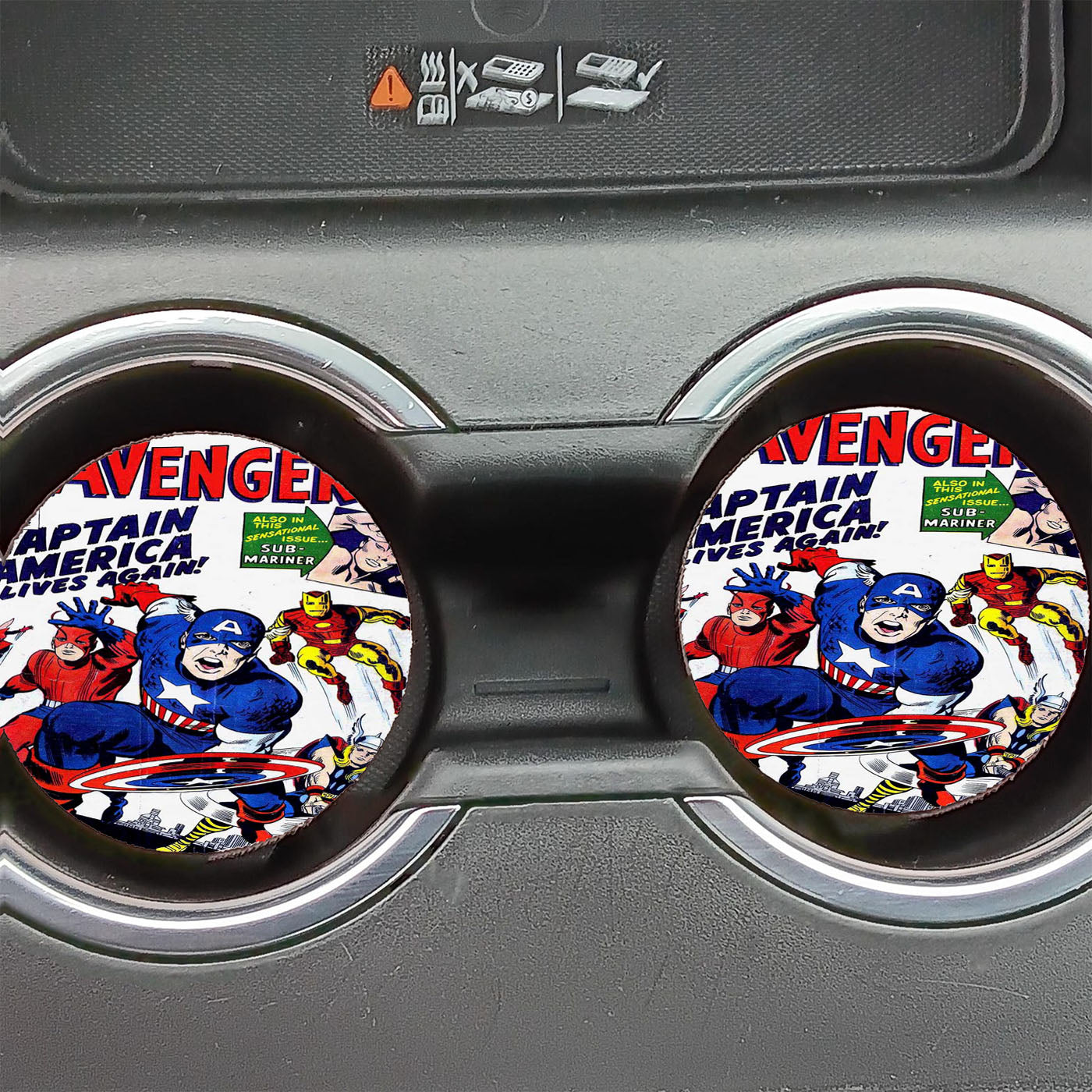Avengers Comic Collection Car Coasters
