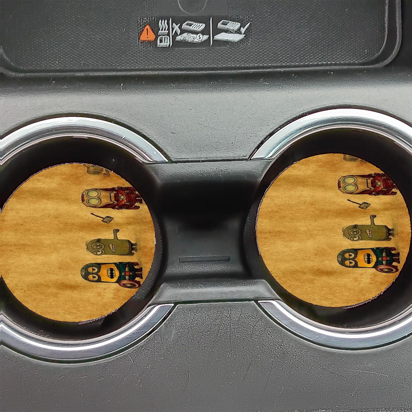 Avengers Minion Car Coasters