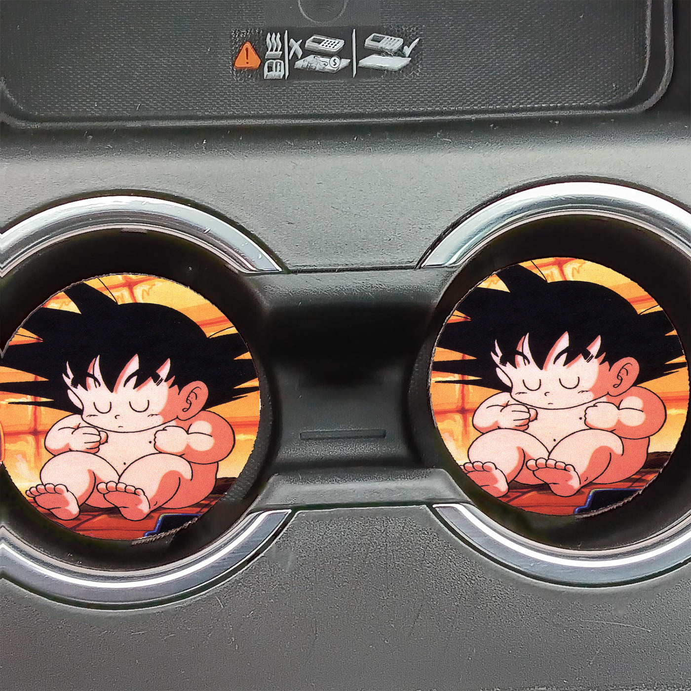 Baby Goku Car Coasters