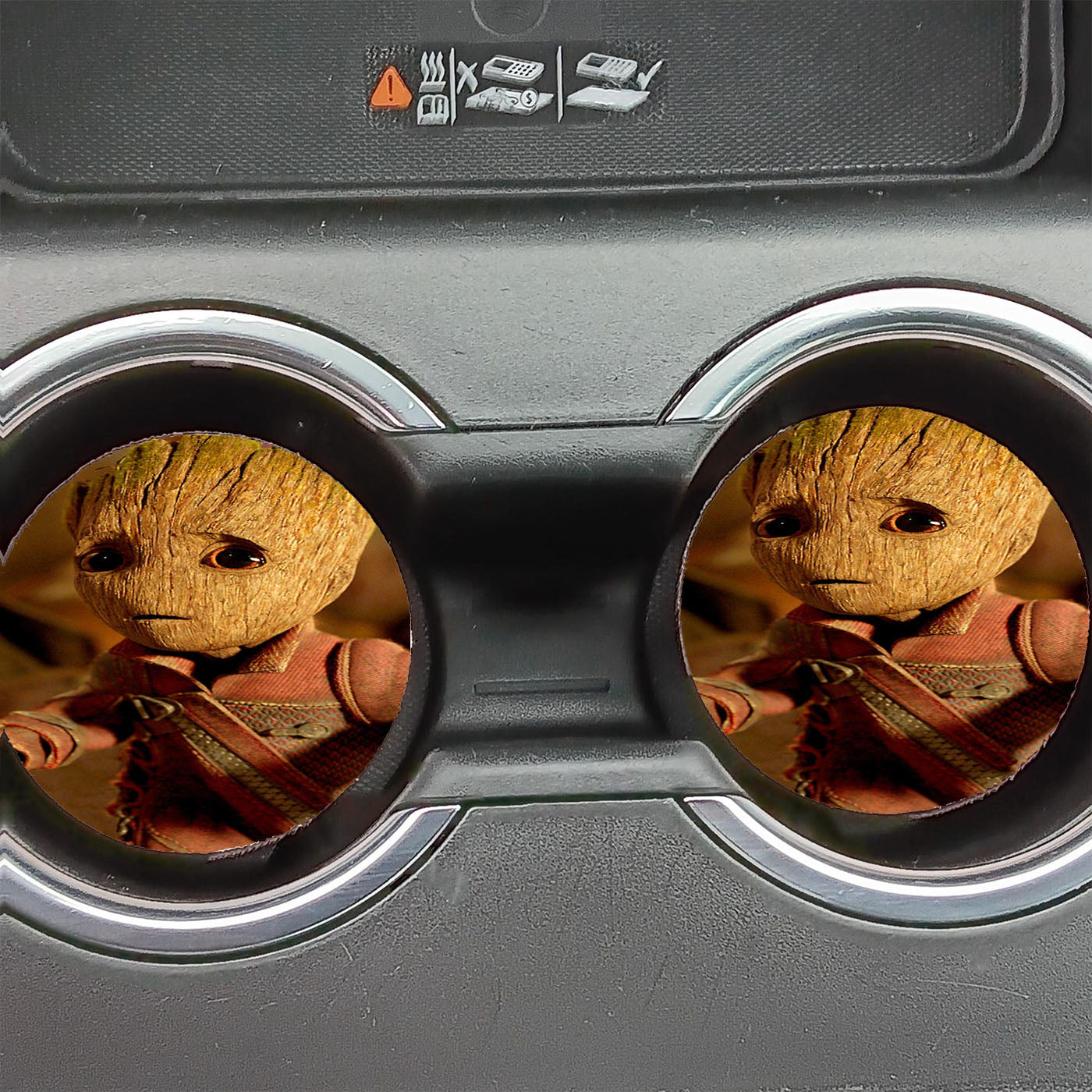 Baby Groot I Am Guardians Of The Galaxy Rocket Car Coasters