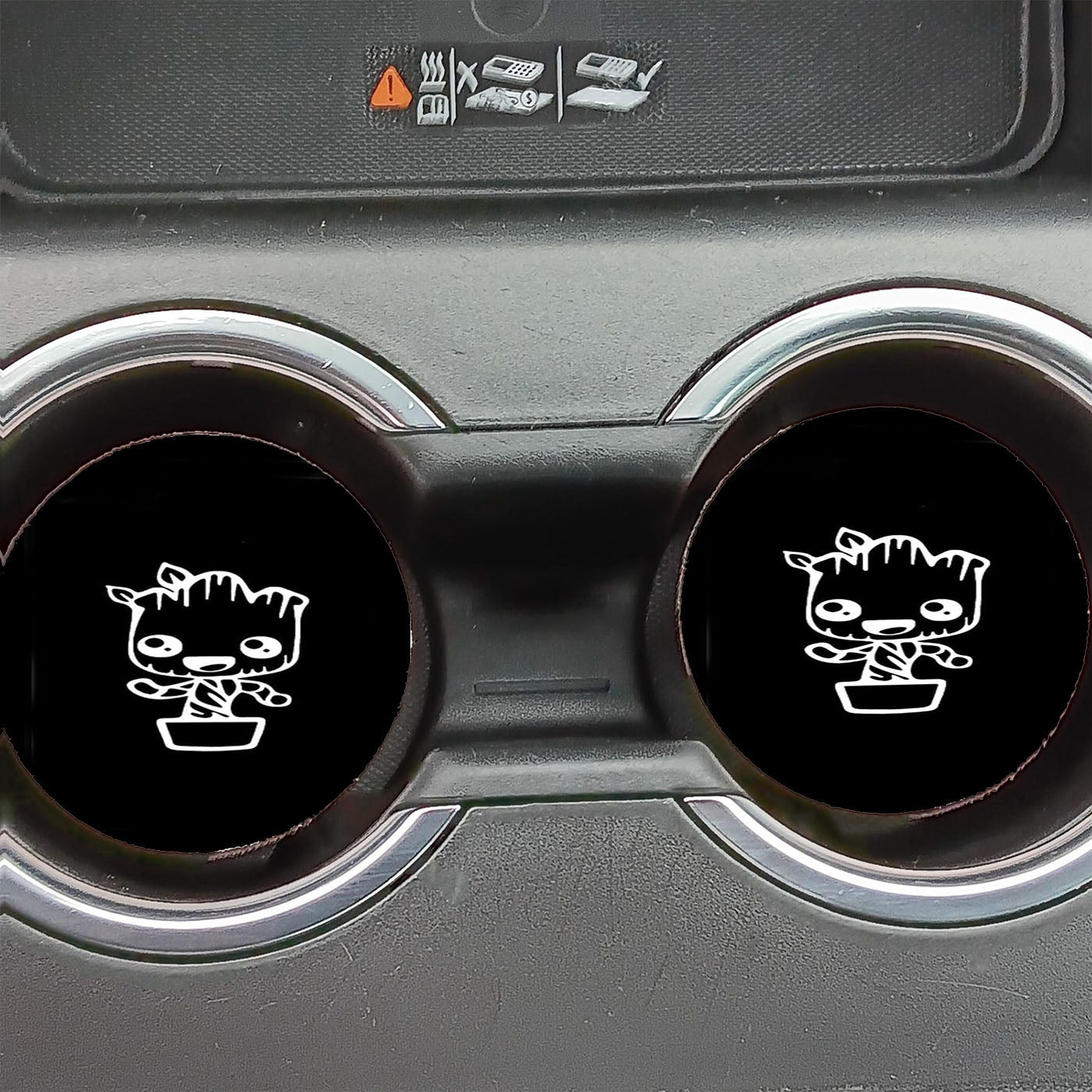 Baby Groot Marvel Guardians Of The Galaxy Fathers Day Gift Car Coasters