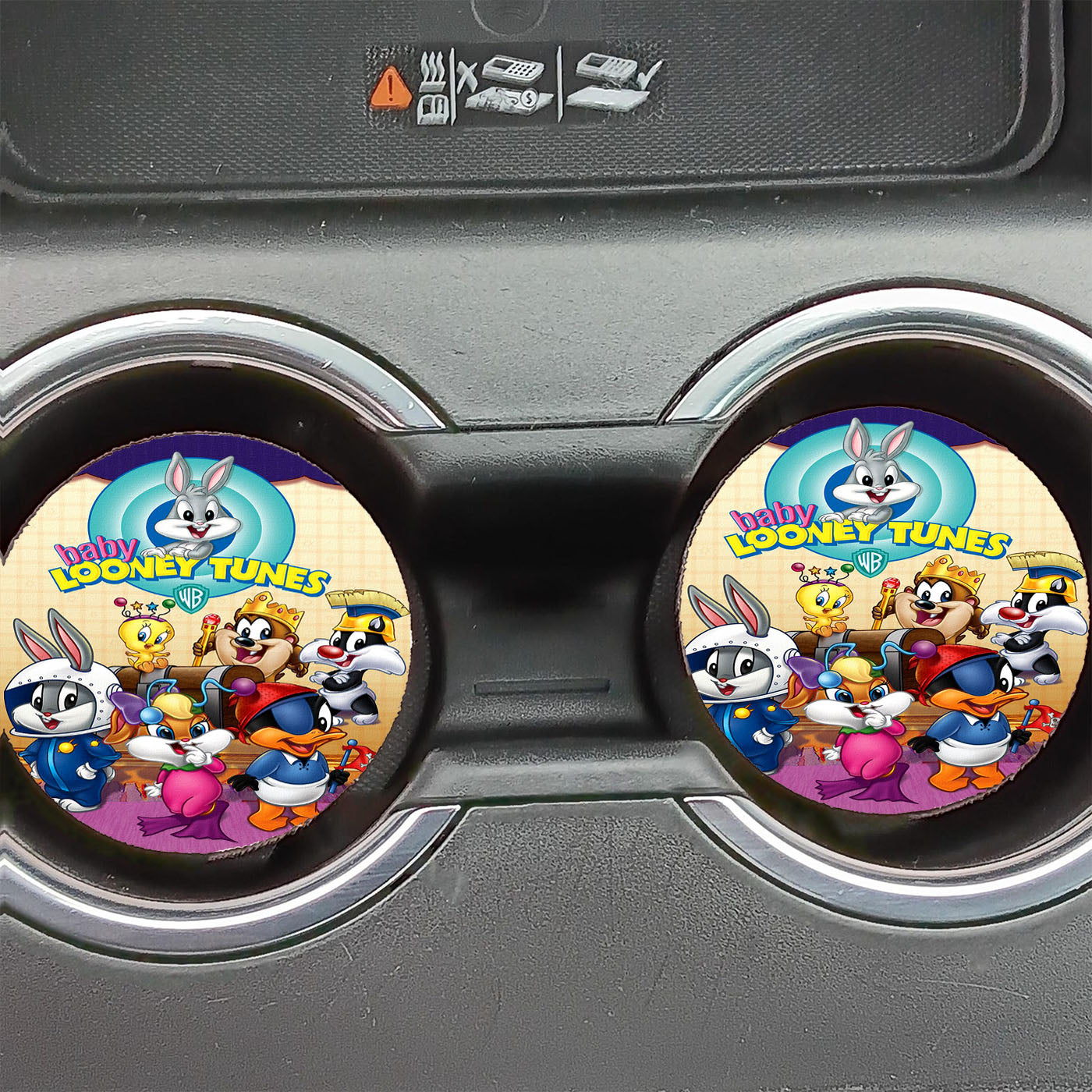 Baby Looney Tunes Movies Poster Car Coasters