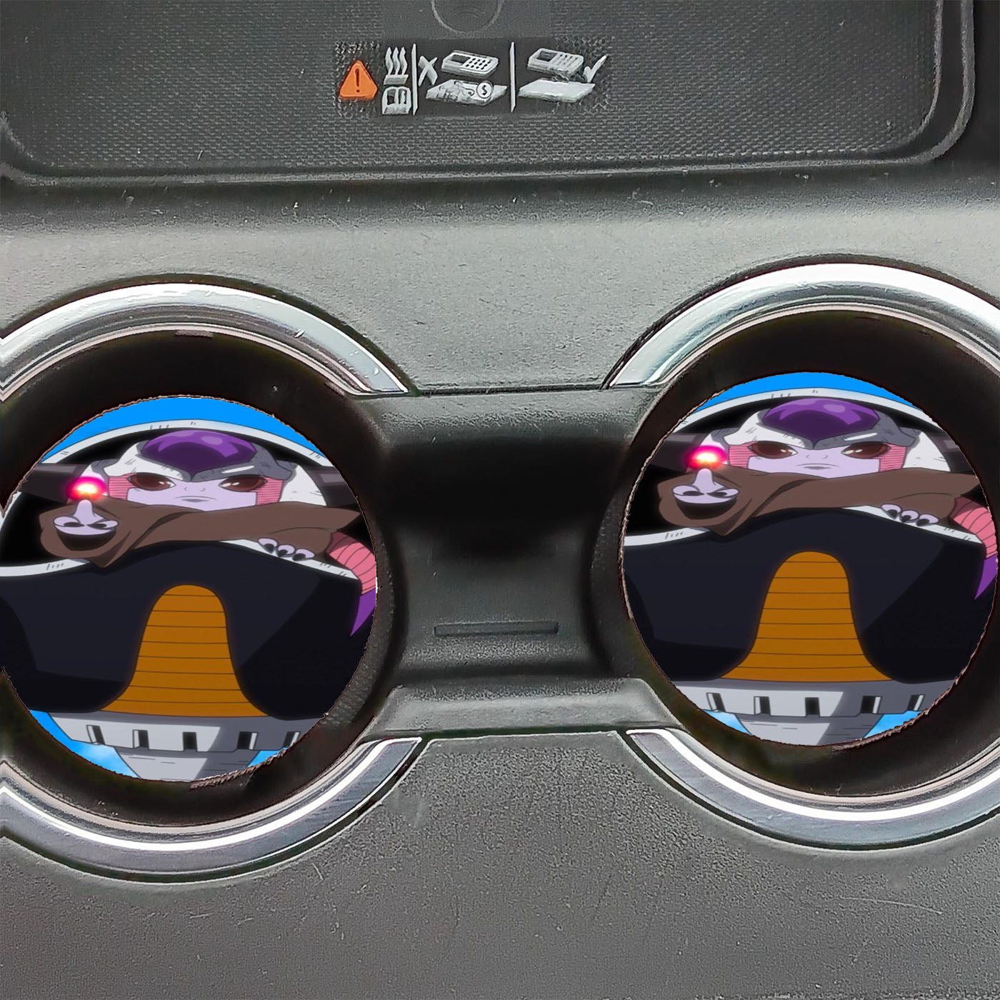 Baby Yoda Got That Frieza Energy Car Coasters