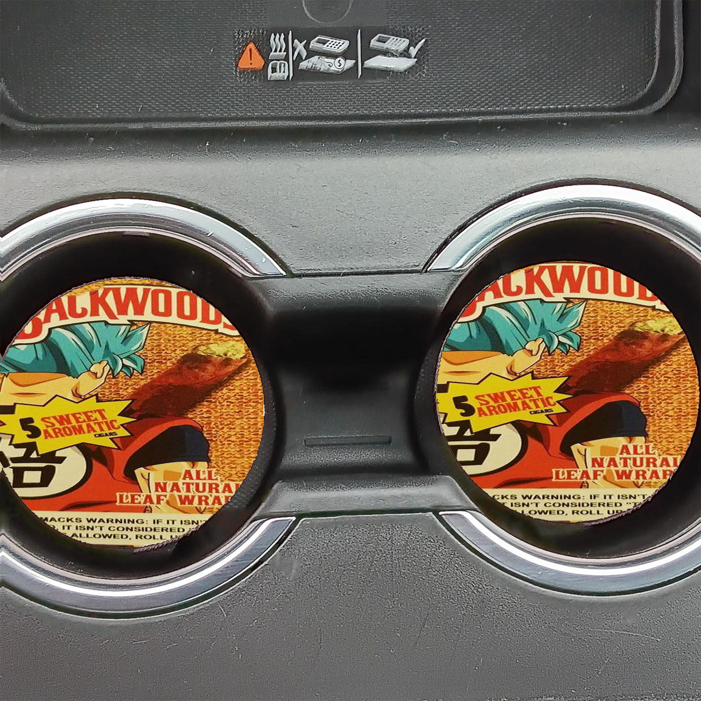 Backwoods Dragon Ball Goku Car Coasters