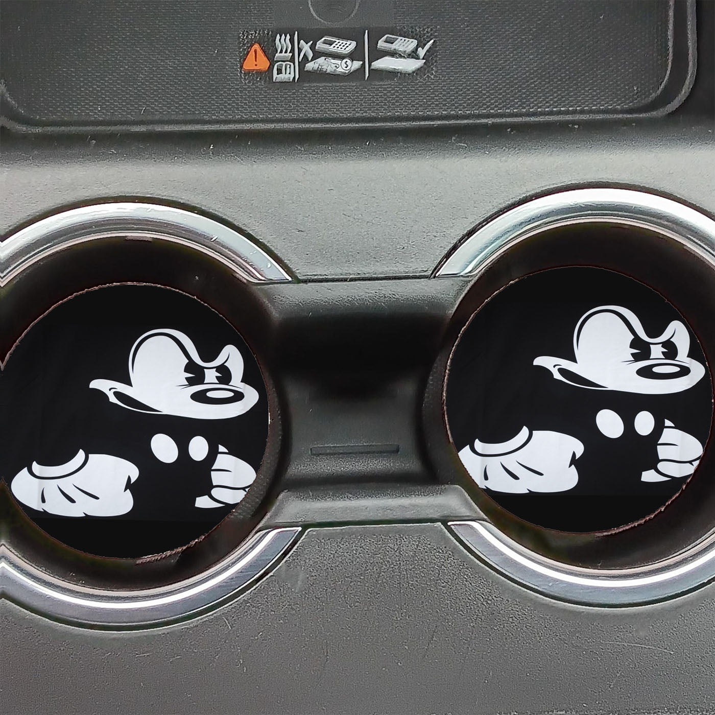 Bad Mickey Mouse Dope Pictures Car Coasters