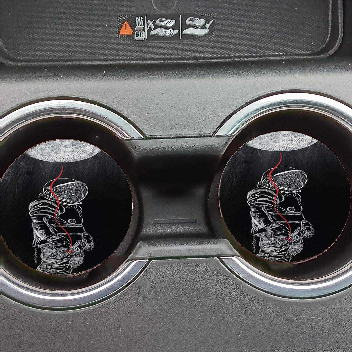 Balloon Astronaut Car Coasters