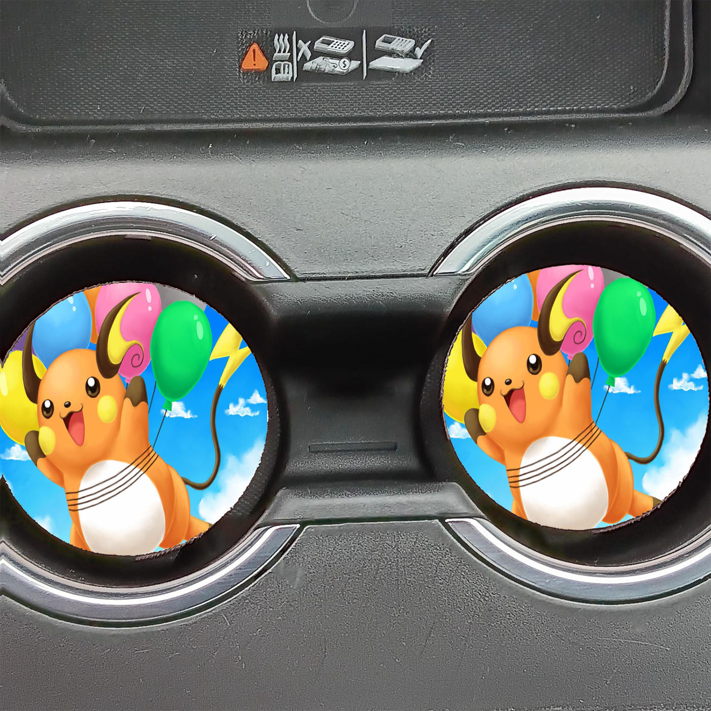 Balloon Pikachu Car Coasters