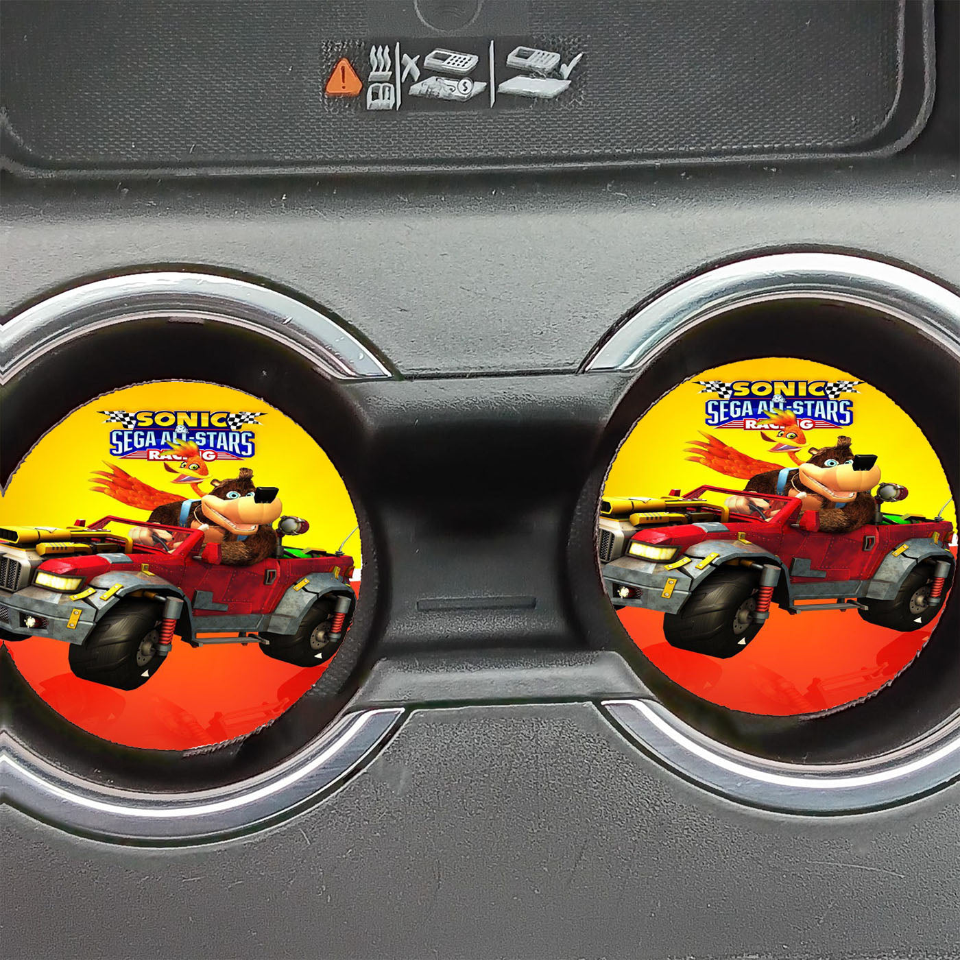 Banjo Kazooie Sonic Sega All Stars Car Coasters