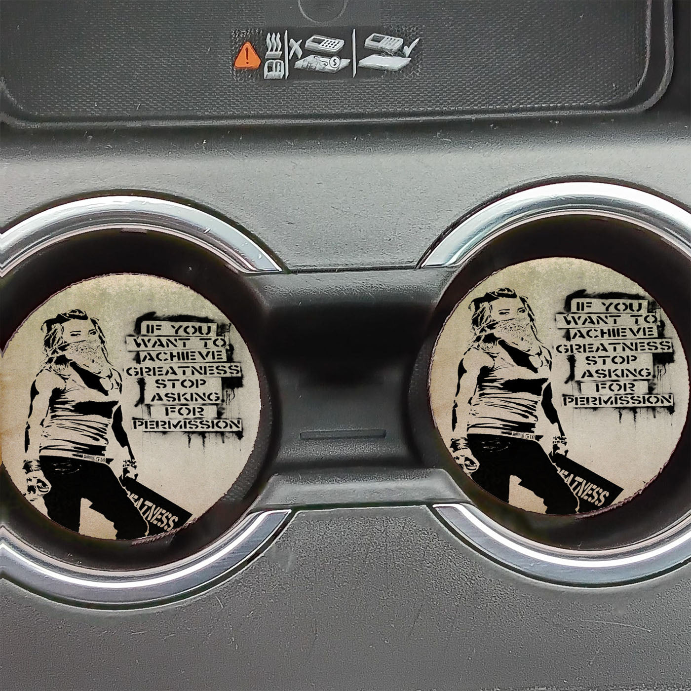 Banksy Art Car Coasters