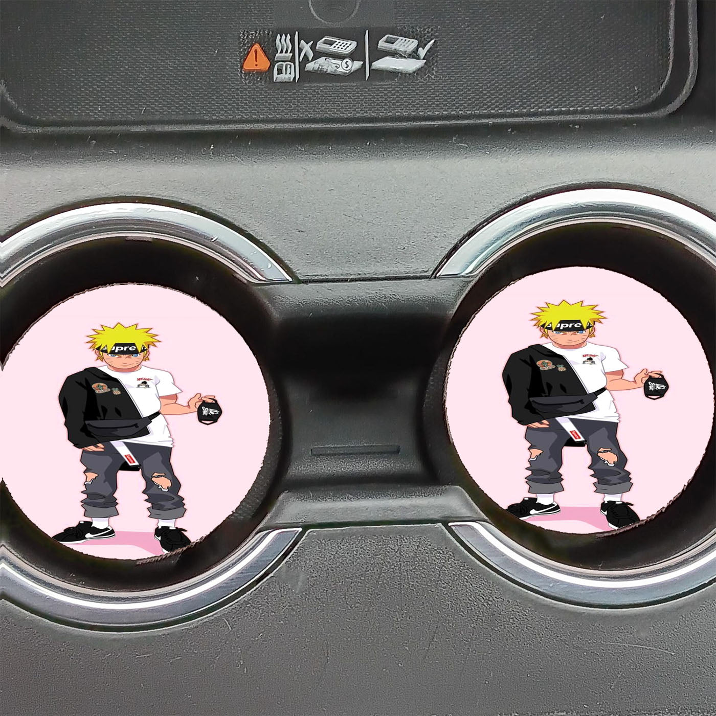 Bape Naruto Car Coasters