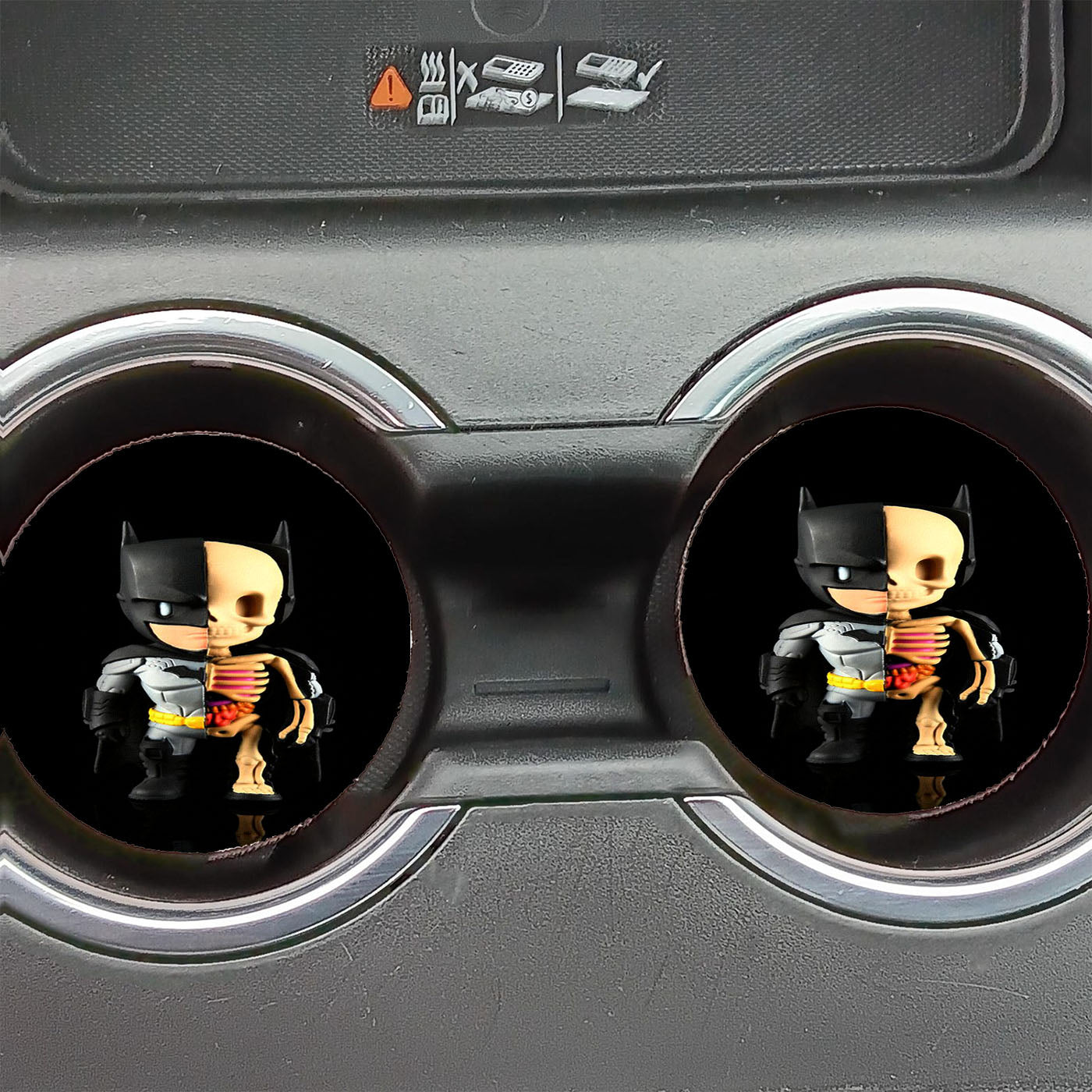 Batman Edition X Kaws Figure Car Coasters
