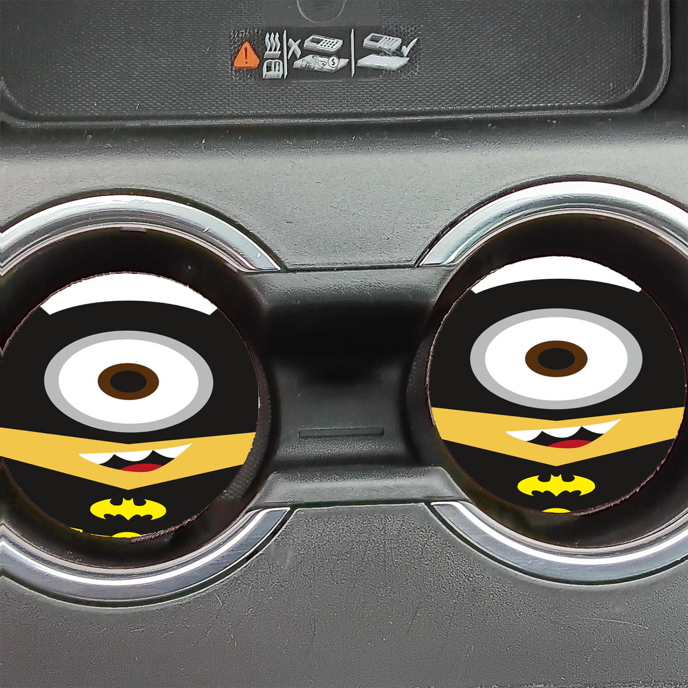 Batman Minion Cartoon Car Coasters