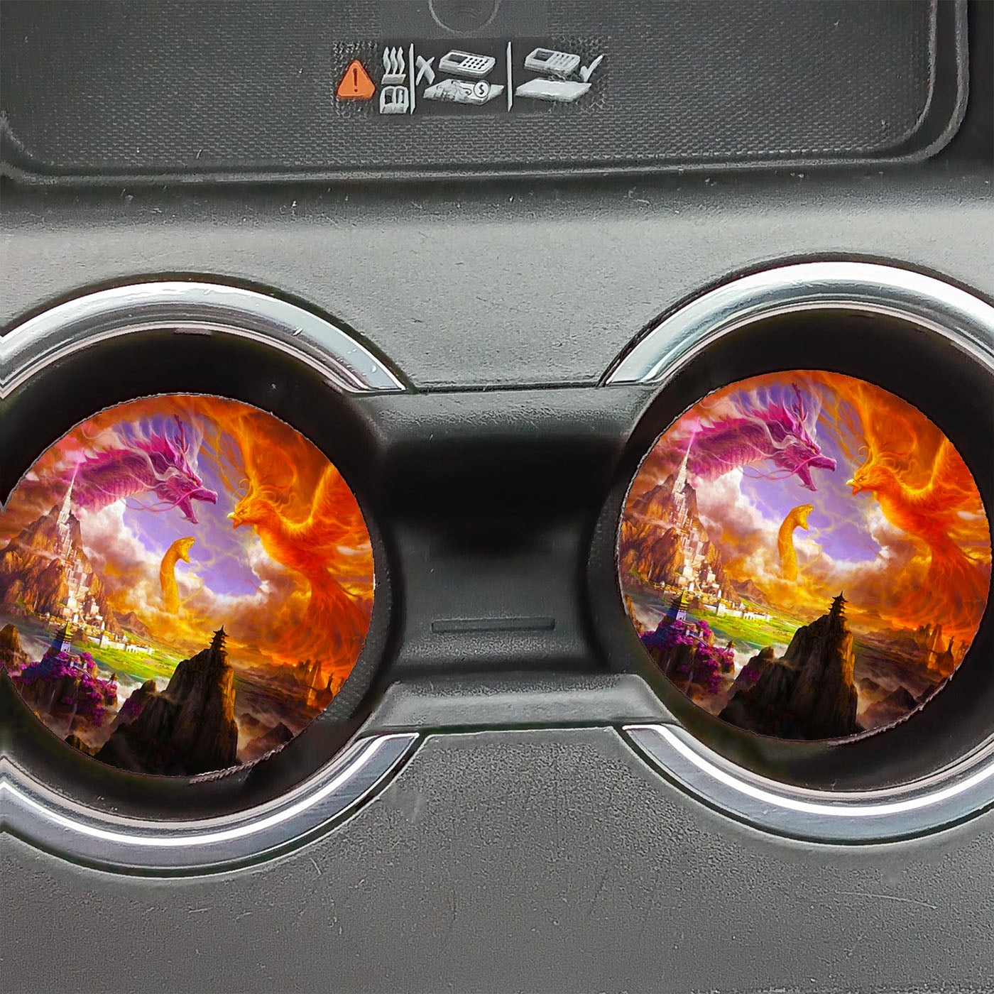 Battle Legendary Monsters Car Coasters