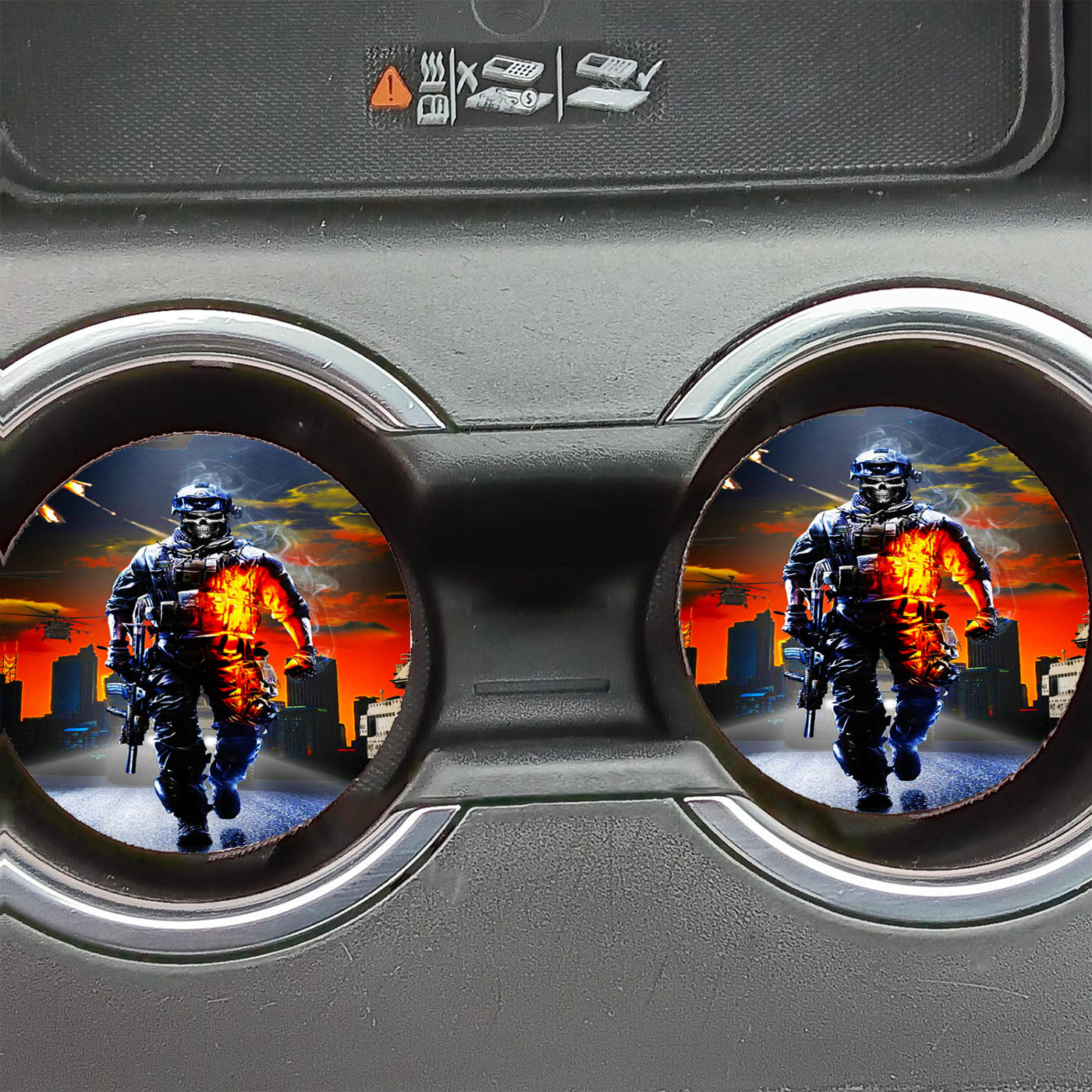 Battlefield Cover Art Car Coasters