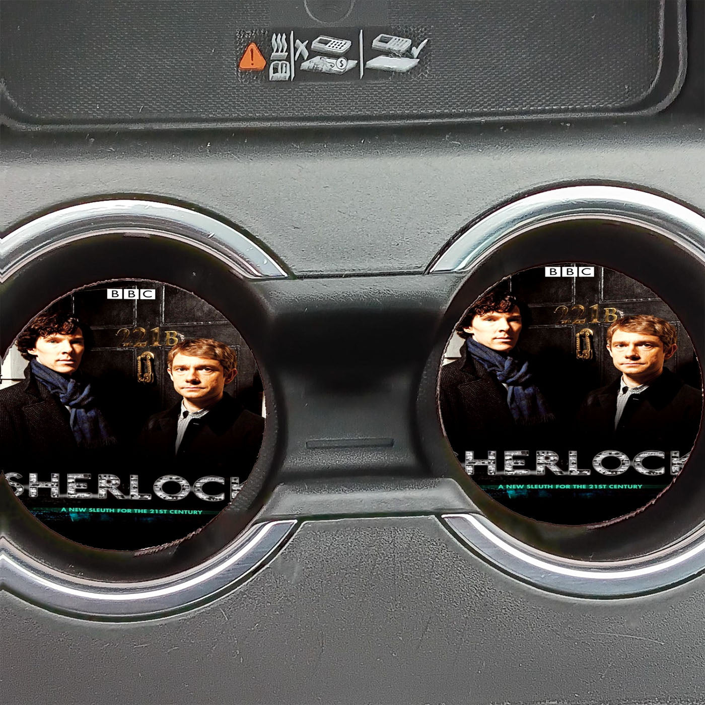 Bbc Sherlock Holmes Pose Car Coasters