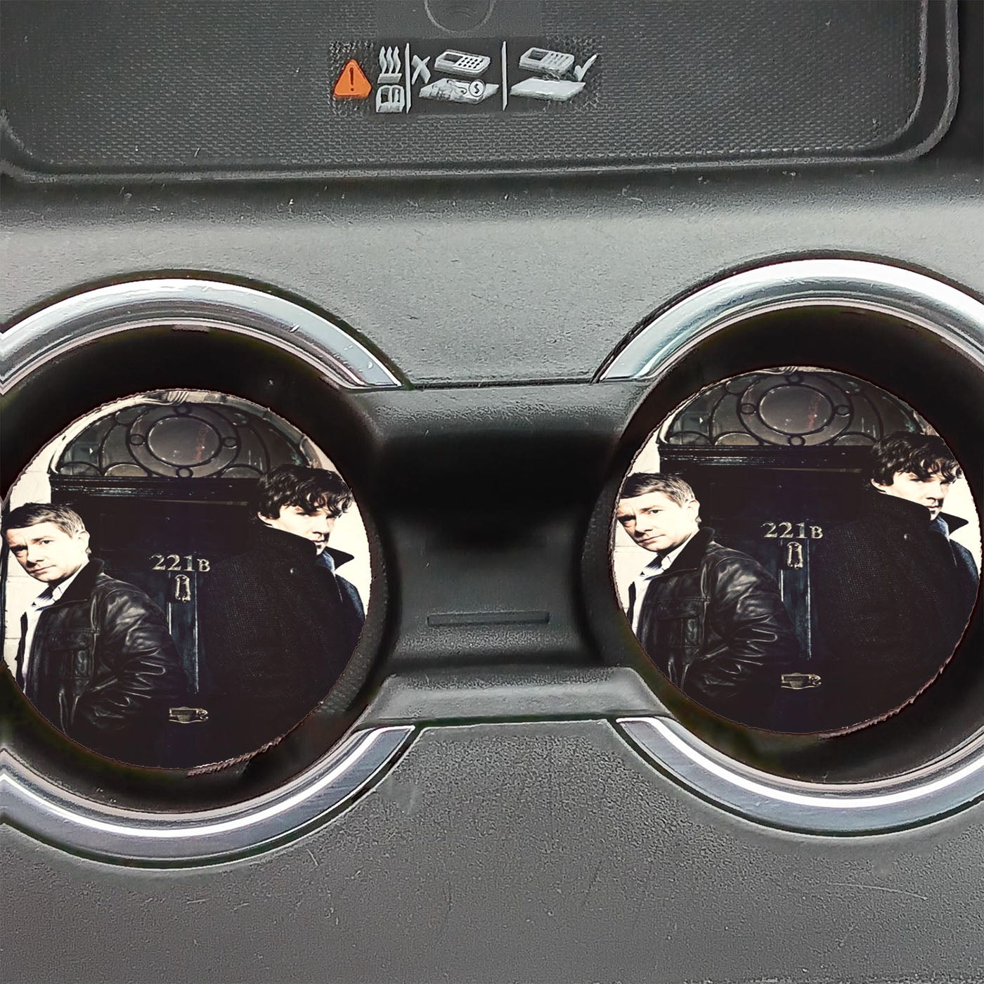 Bbc Sherlock Holmes Watson Benedict Car Coasters