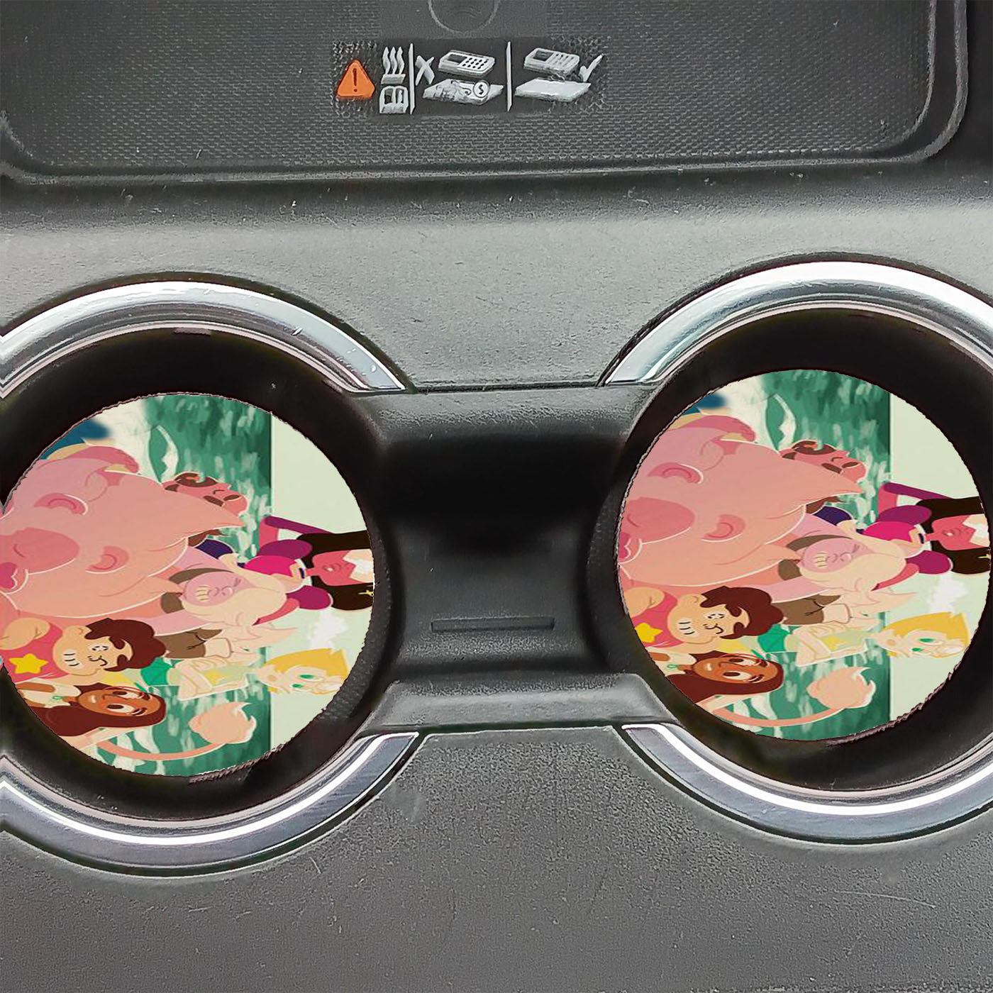 Beach Date Steven Universe Car Coasters