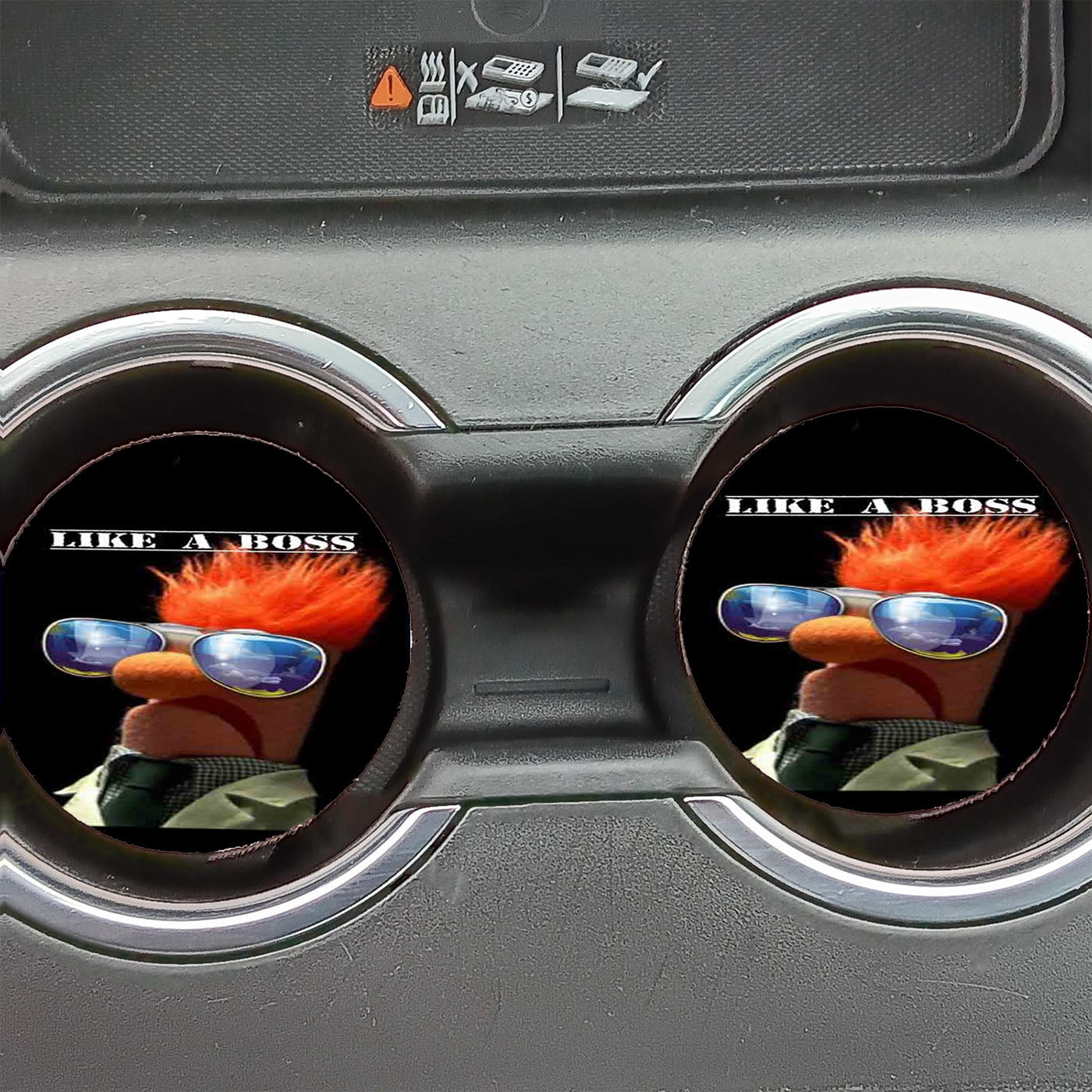 Beaker The Muppet Show Like A Boss Car Coasters
