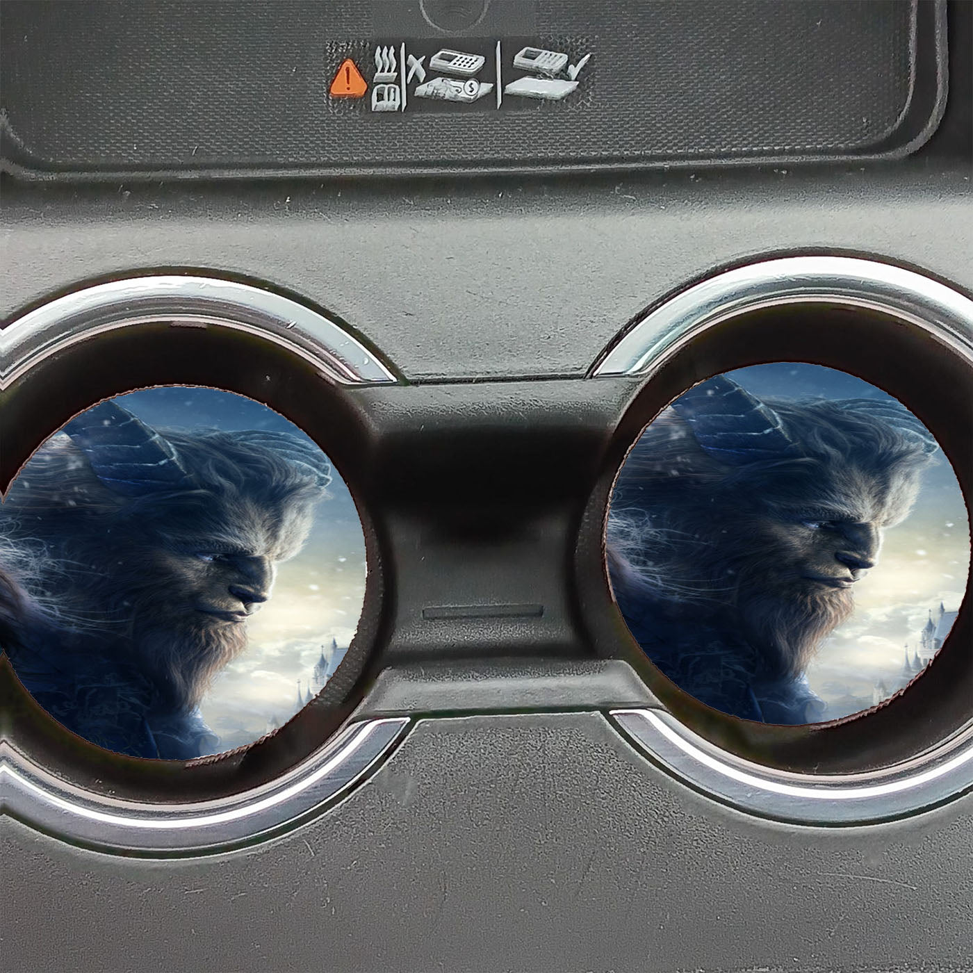 Beast Beauty And The Beast Car Coasters