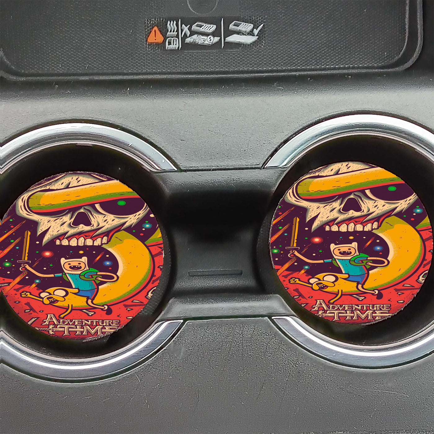 Beautiful Adventure Time Car Coasters